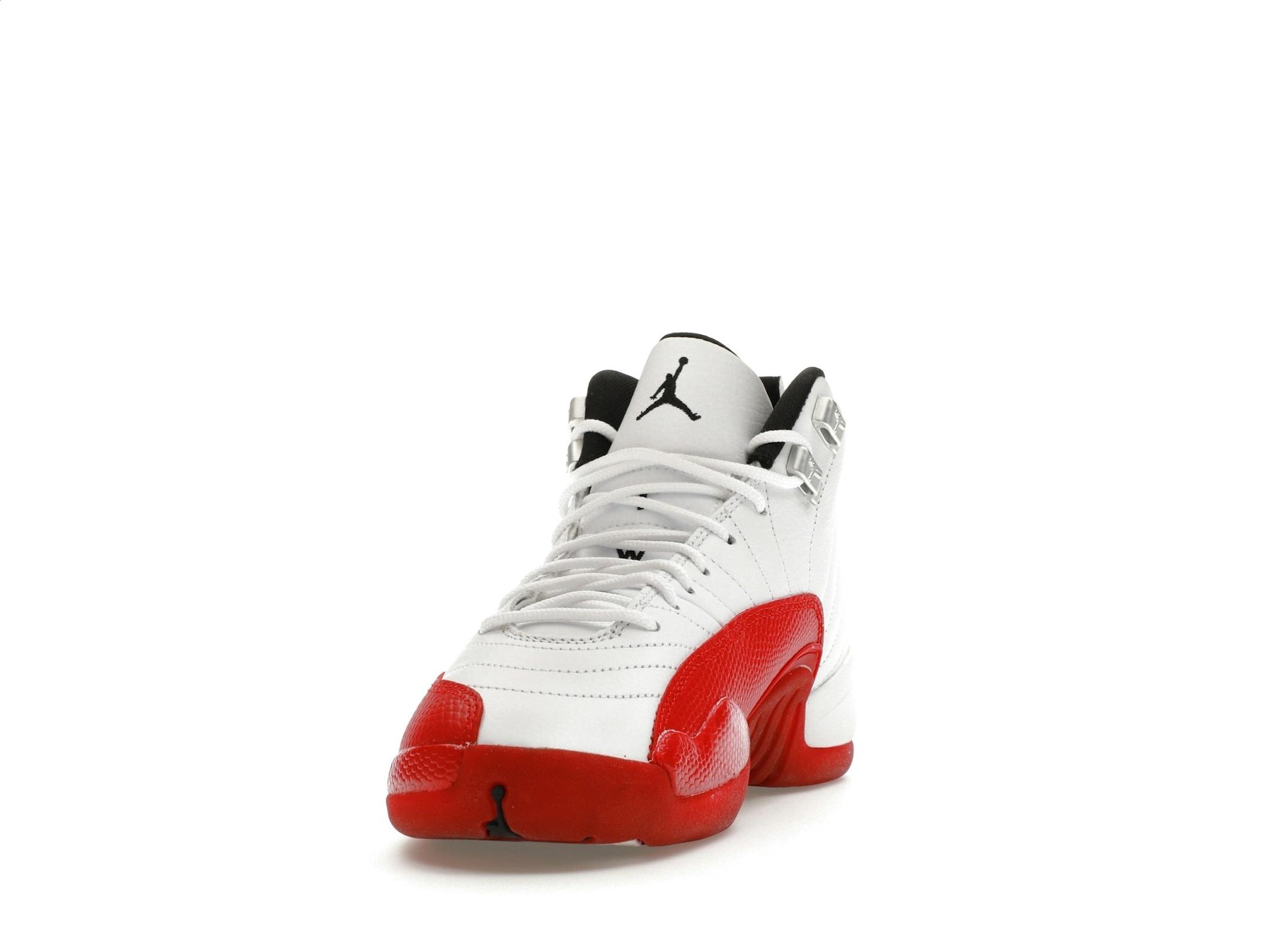 Jordan 12 Retro Cherry (2023) GS White Varsity Red 153265-116 - Image 4