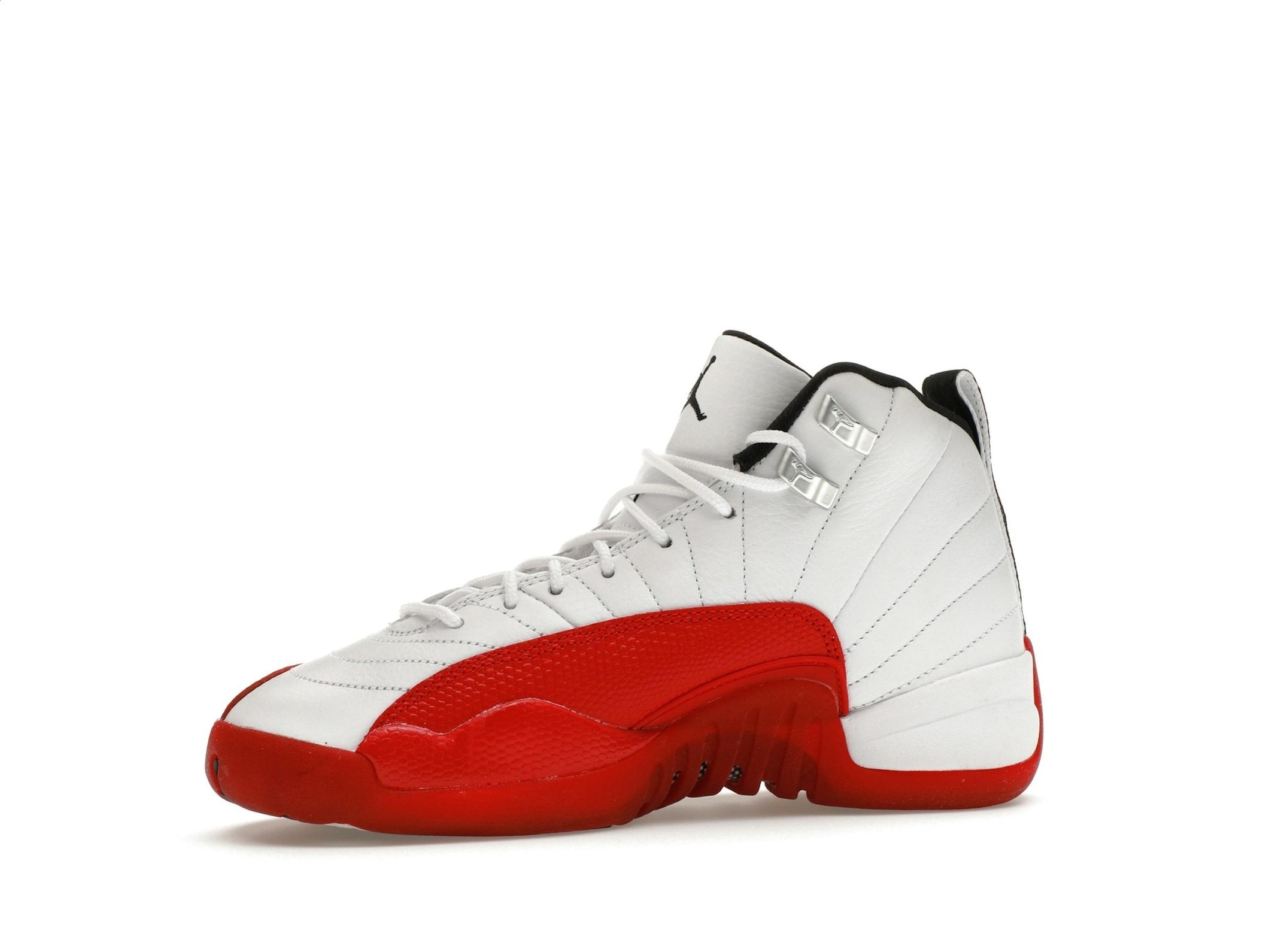 Jordan 12 Retro Cherry (2023) GS White Varsity Red 153265-116 - Image 5