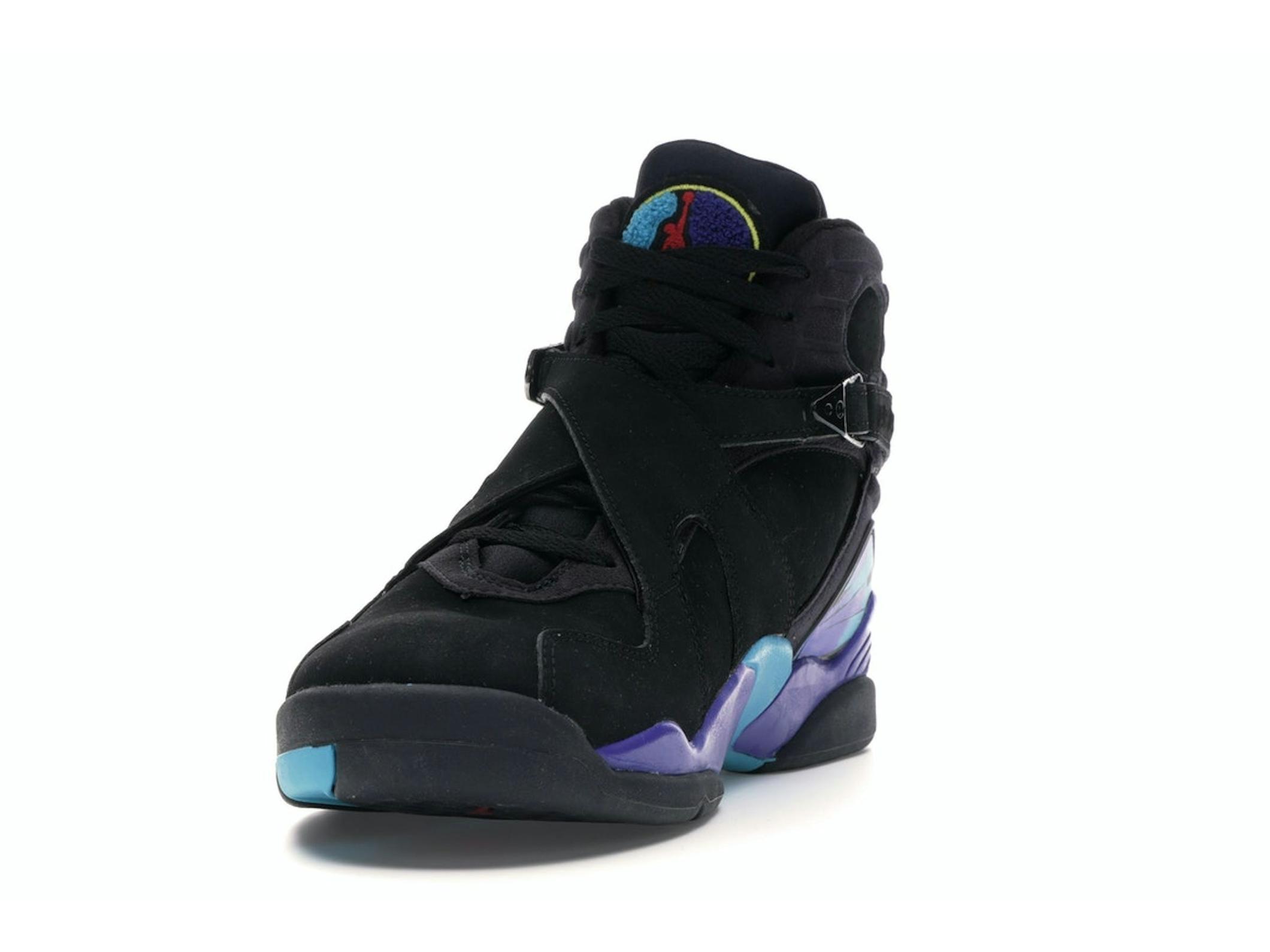 Jordan 8 Retro Aqua 2007 Black Concord (305381-041) - Image 4