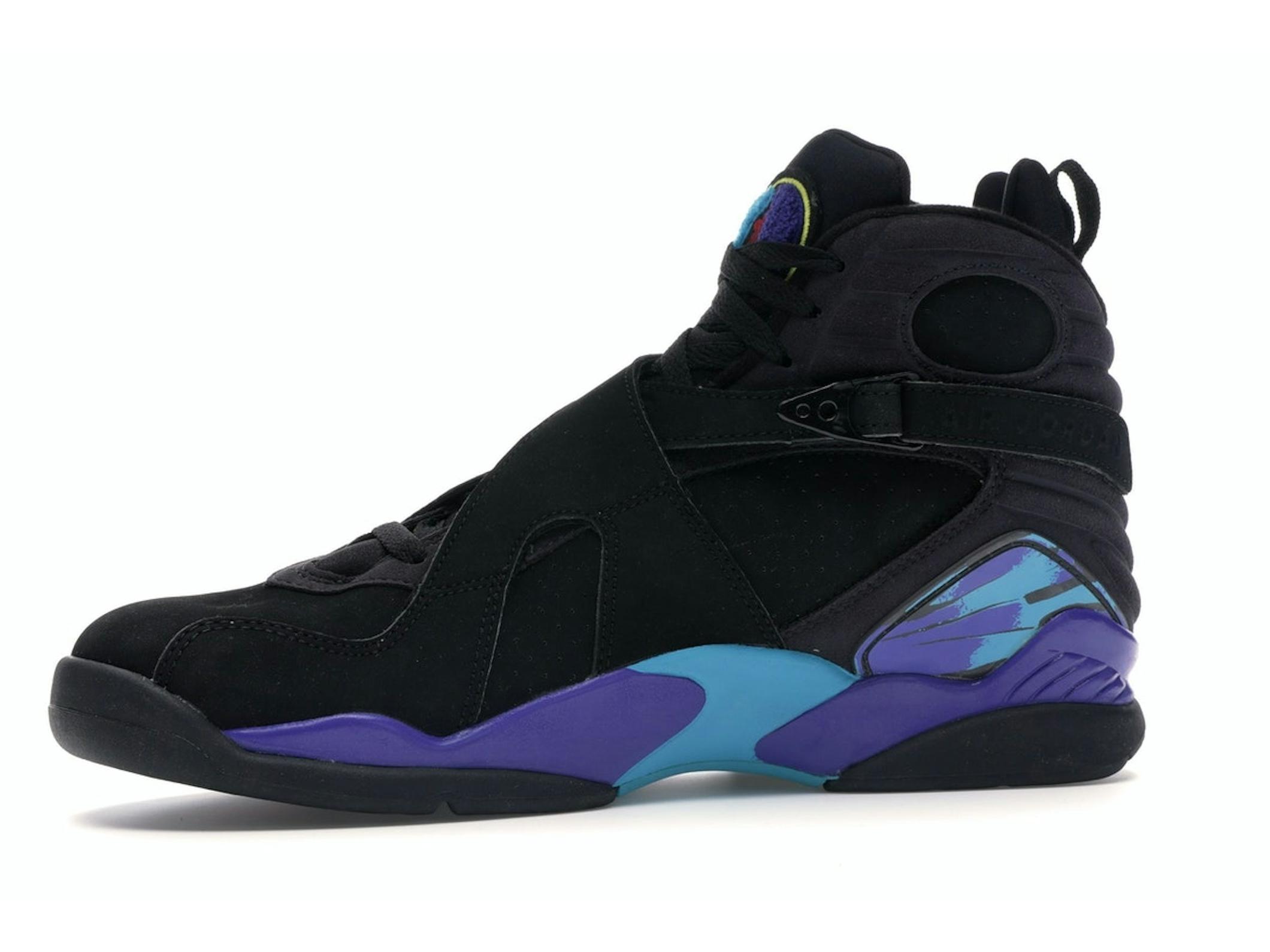 Jordan 8 Retro Aqua 2007 Black Concord (305381-041) - Image 5