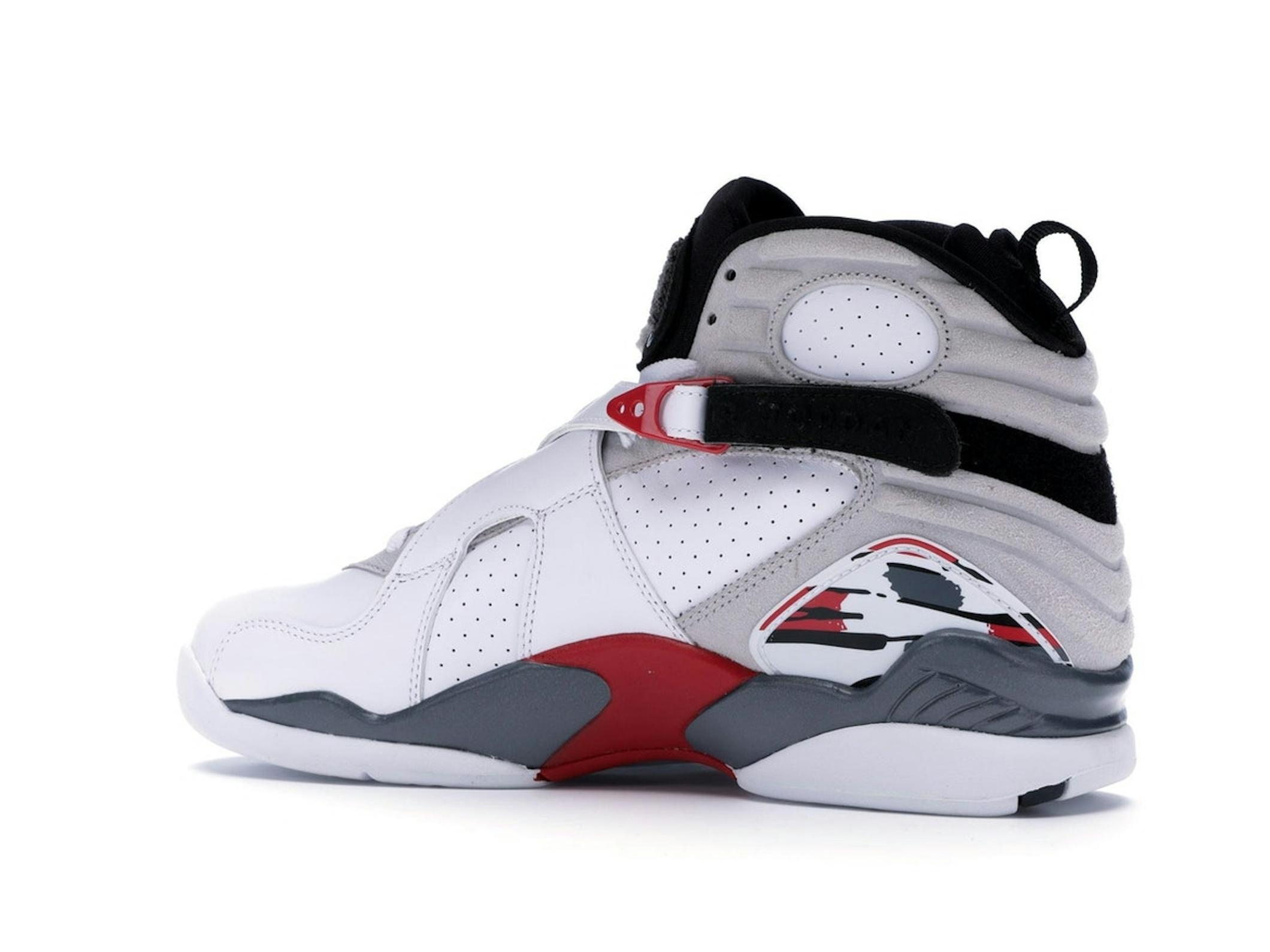 Jordan 8 Retro Bugs Bunny (2013) White Hyper Blue Sneakers 305381-103 - Image 6