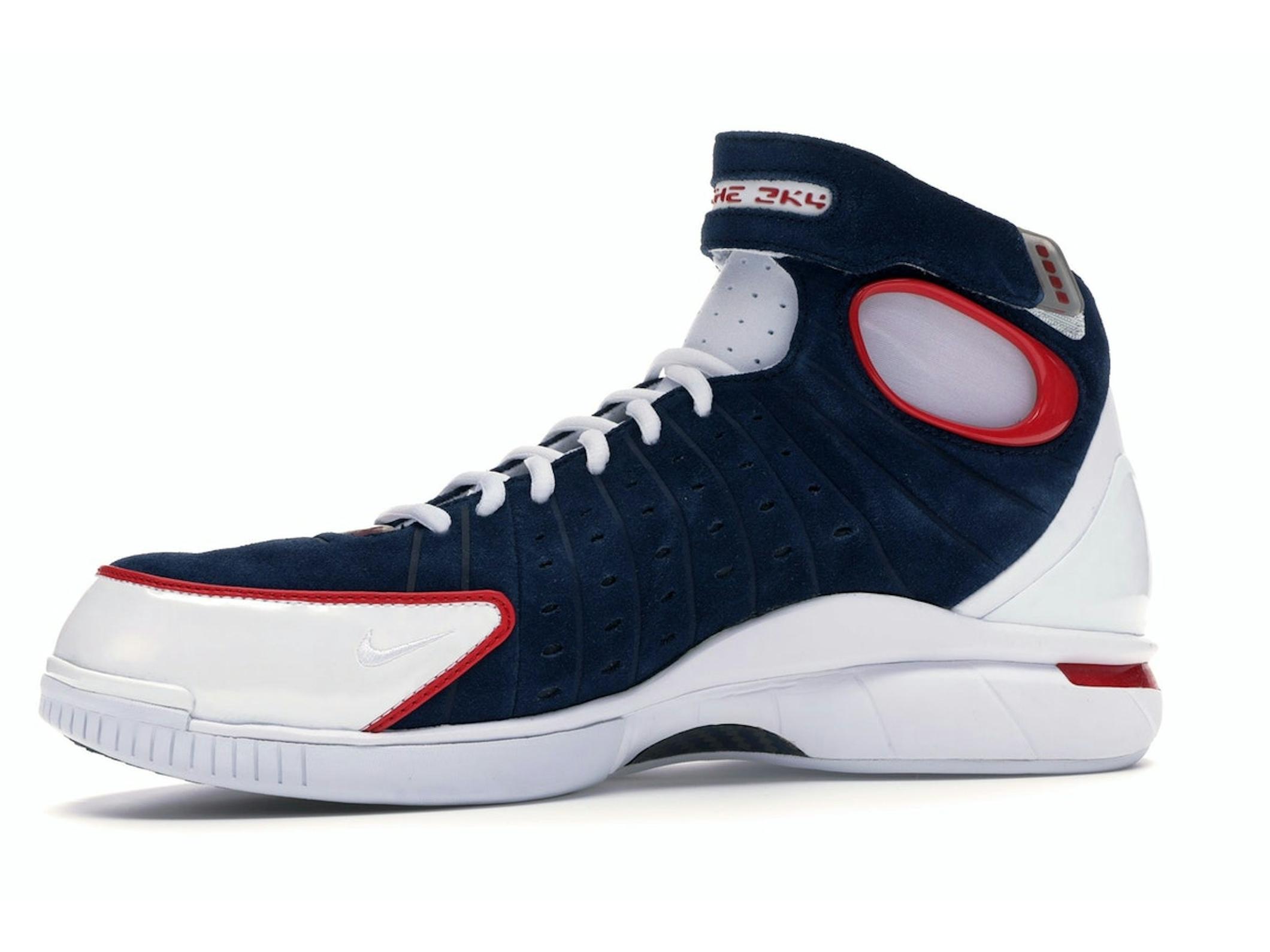 Air Zoom Huarache 2K4 Navy White Red Men’s Sneaker 308475-400 - Image 5