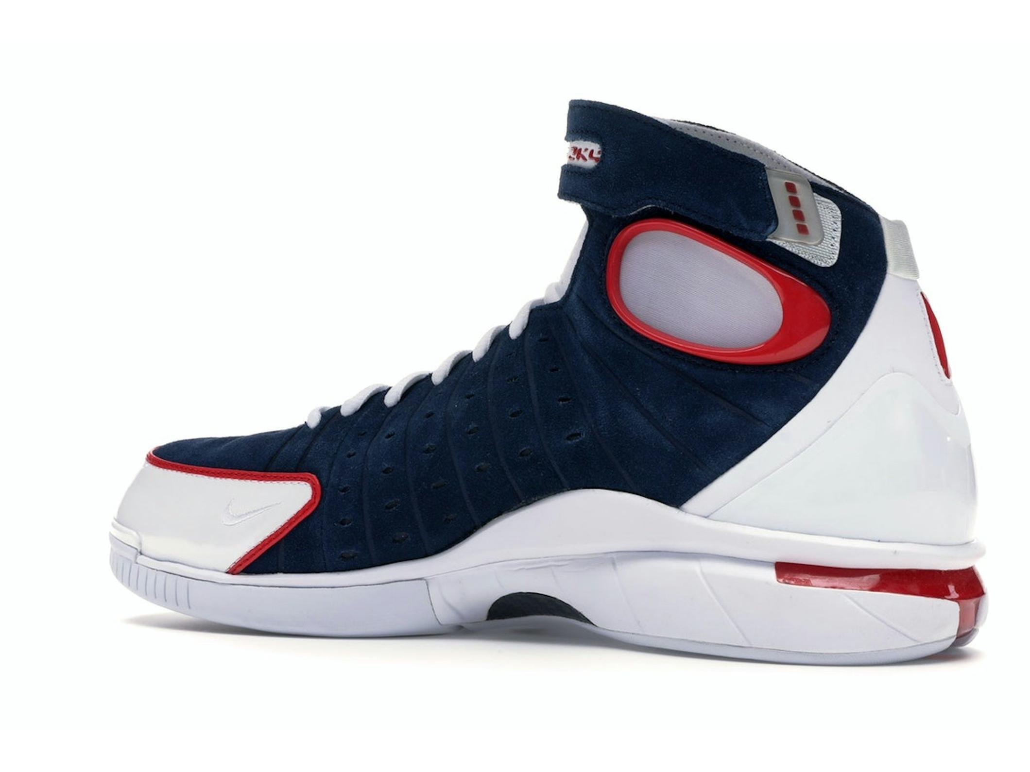 Air Zoom Huarache 2K4 Navy White Red Men’s Sneaker 308475-400 - Image 6