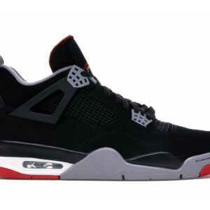 Jordan 4 Retro Bred 2019 Black Cement Grey Sneakers 308497-060