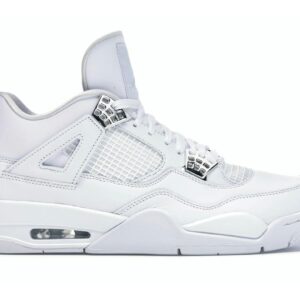 Jordan 4 Retro Pure Money (2017) White Silver 308497-100