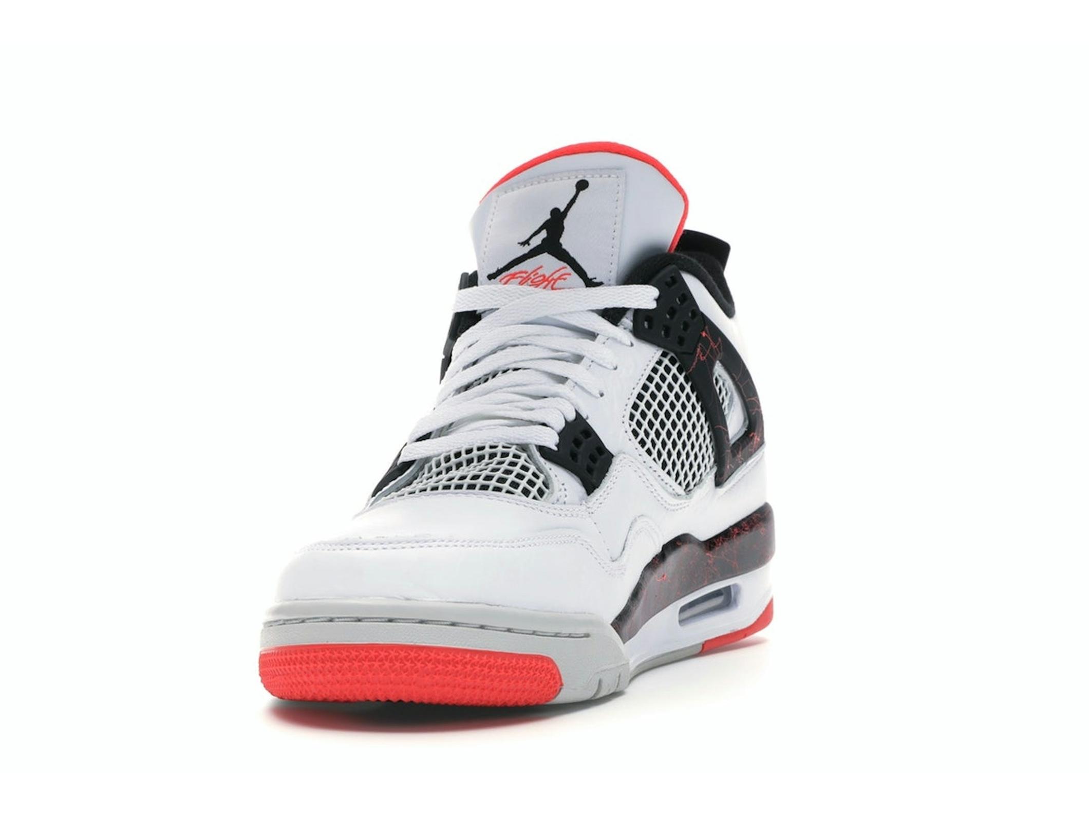 Jordan 4 Retro Flight Nostalgia White Black Crimson 308497-116 - Image 4