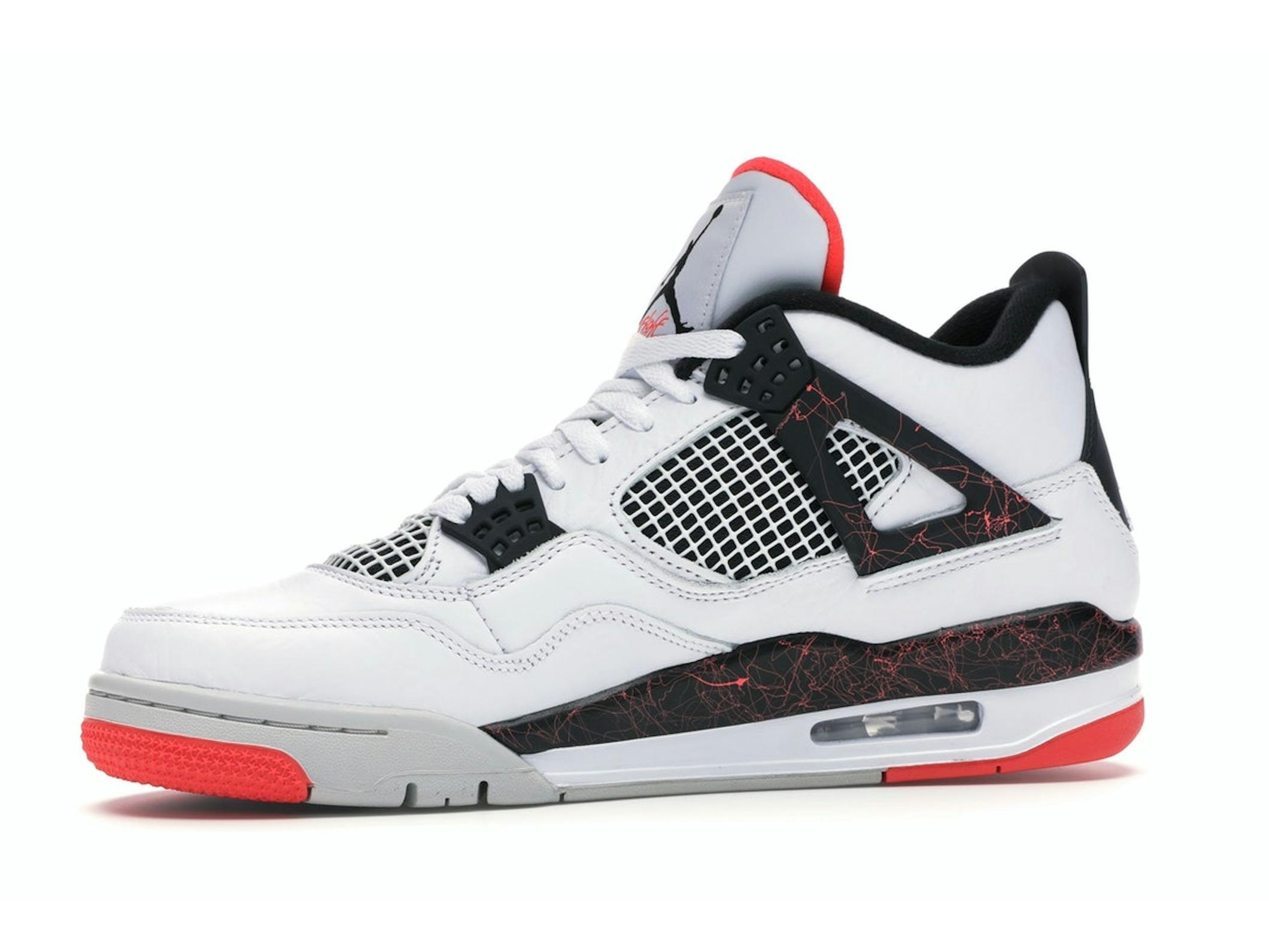 Jordan 4 Retro Flight Nostalgia White Black Crimson 308497-116 - Image 5