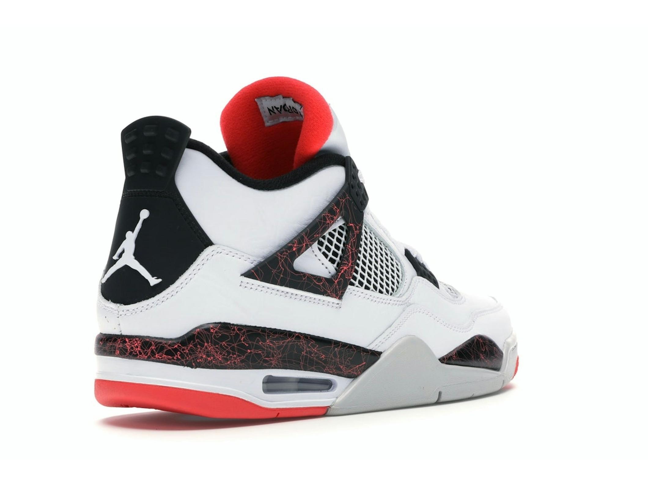 Jordan 4 Retro Flight Nostalgia White Black Crimson 308497-116 - Image 8