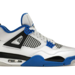 Jordan 4 Retro Motorsports (2017) White Blue Black 308497-117