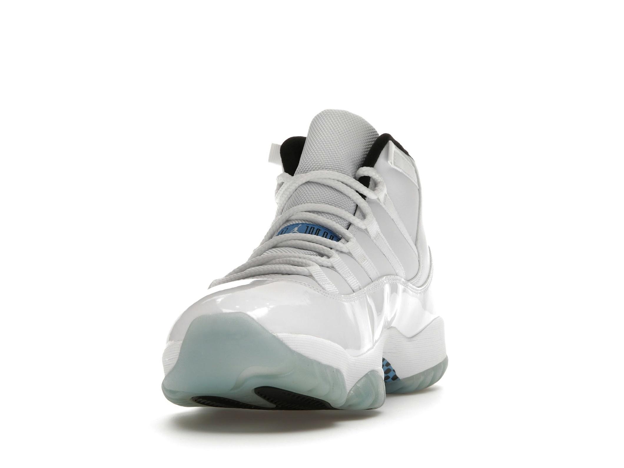 Jordan 11 Retro Legend Blue 2014 White Black 378037-117 - Image 4