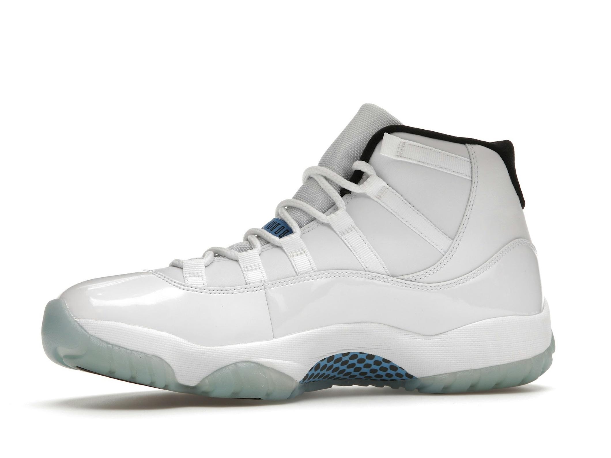 Jordan 11 Retro Legend Blue 2014 White Black 378037-117 - Image 5