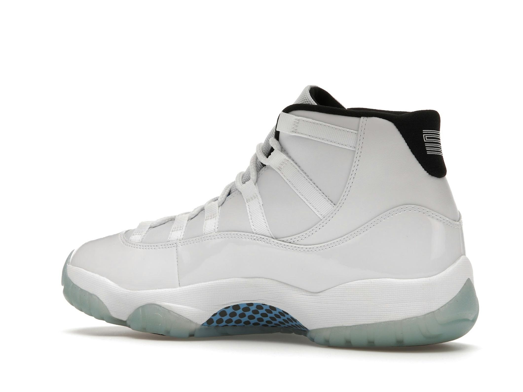 Jordan 11 Retro Legend Blue 2014 White Black 378037-117 - Image 6