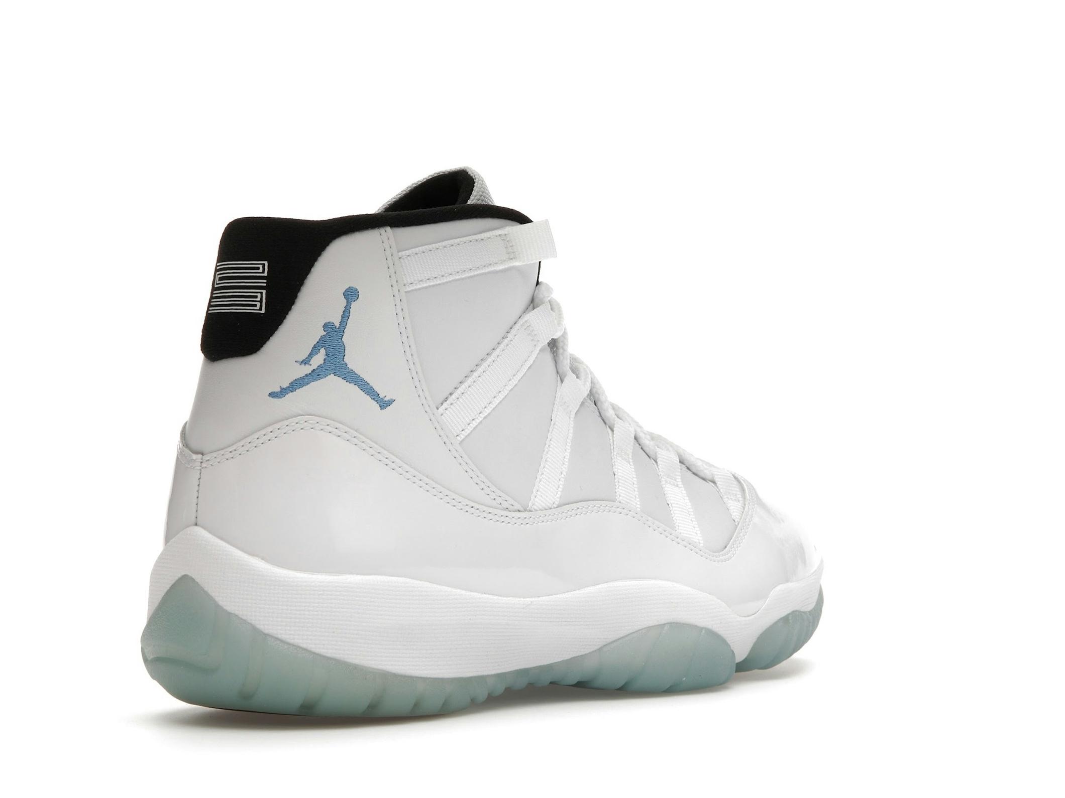 Jordan 11 Retro Legend Blue 2014 White Black 378037-117 - Image 8