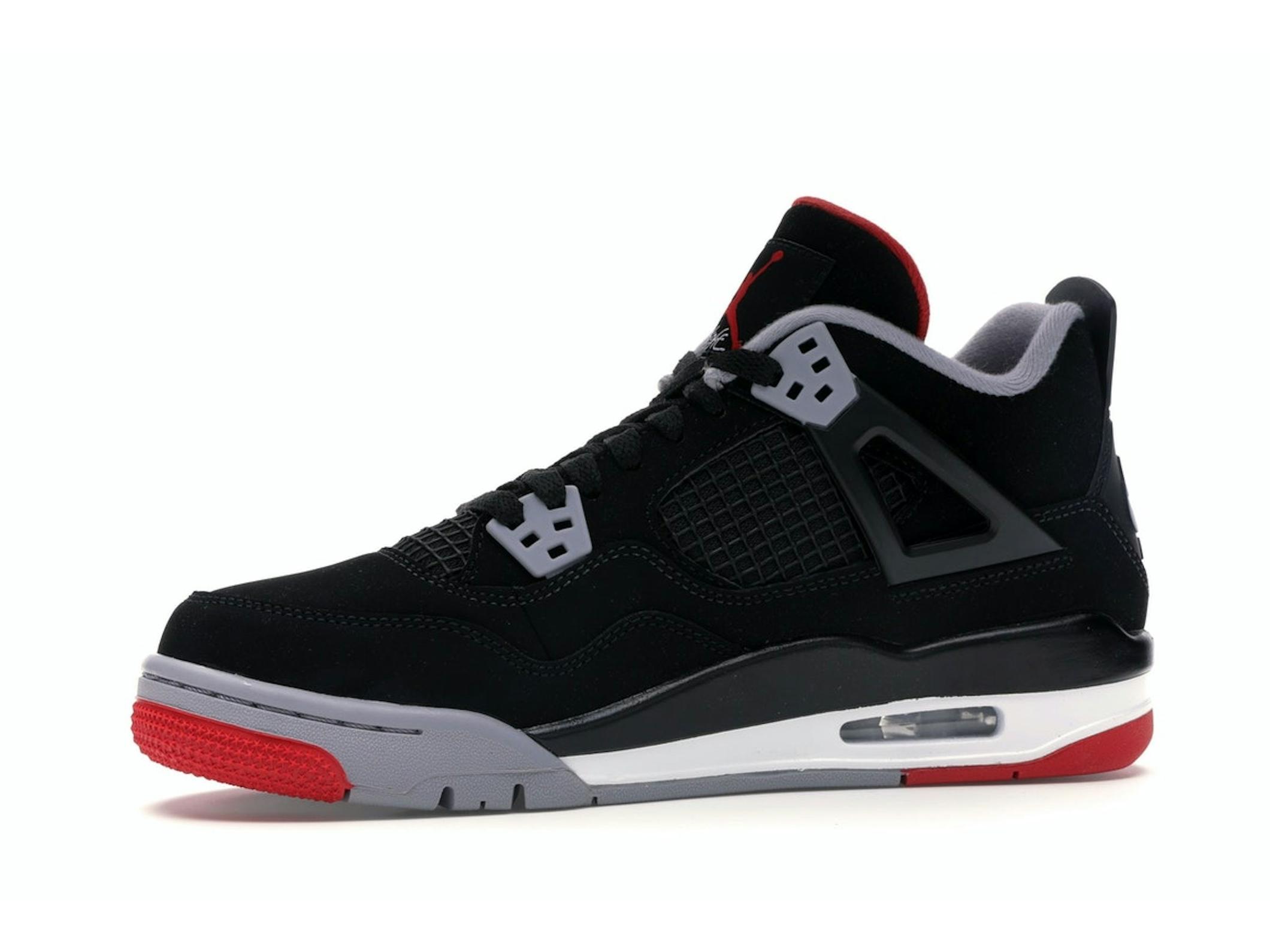 Jordan 4 Retro Bred (2019) GS – 408452-060 – Black/Fire Red - Image 5