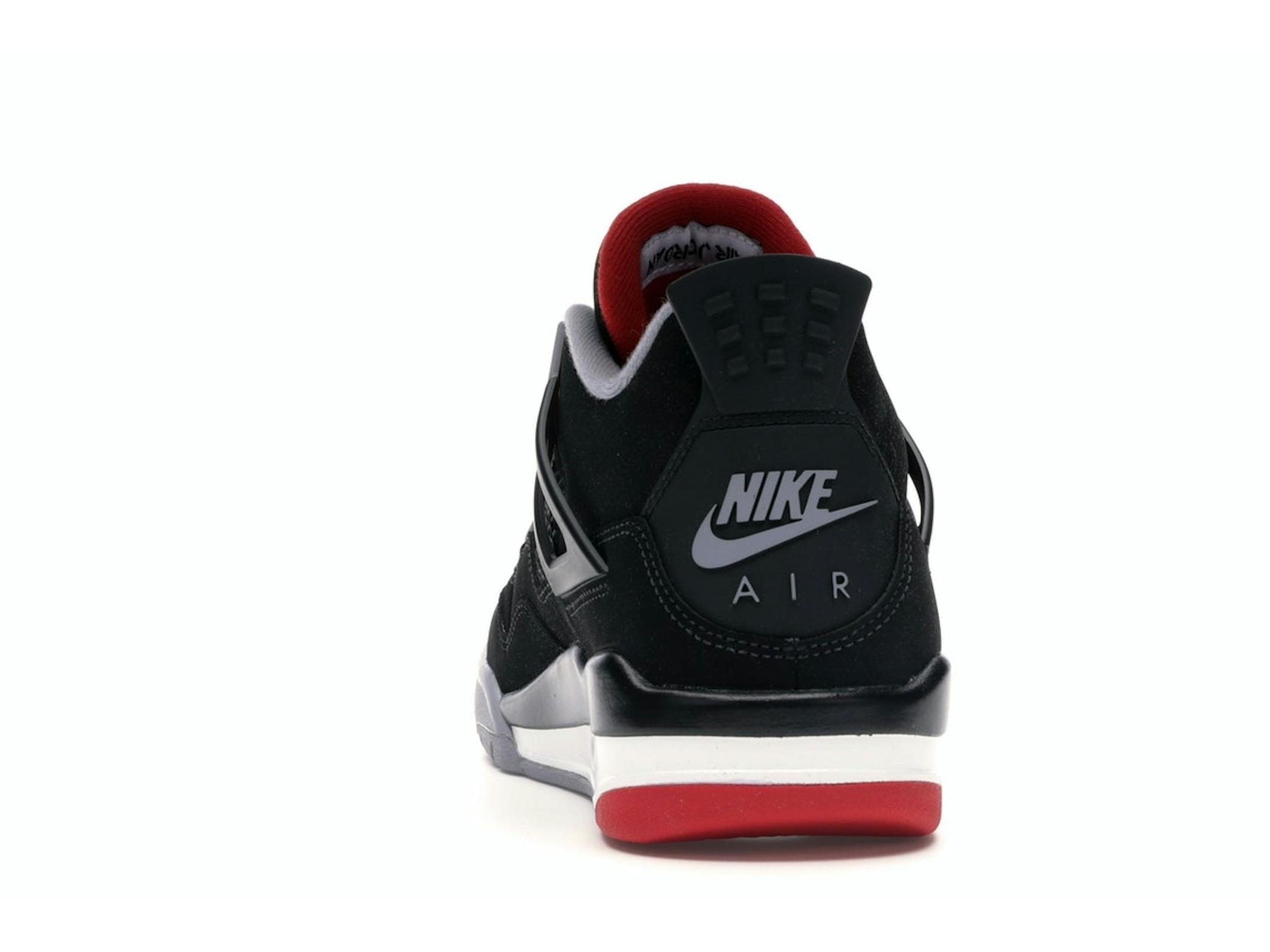 Jordan 4 Retro Bred (2019) GS – 408452-060 – Black/Fire Red - Image 7