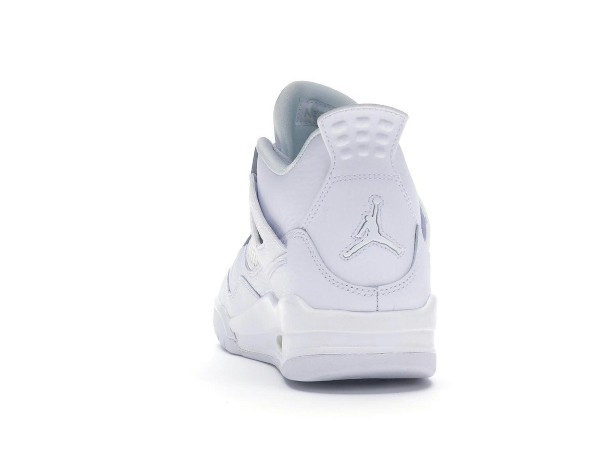 Jordan 4 Retro Pure Money (2017) GS White Silver 408452-100 - Image 7