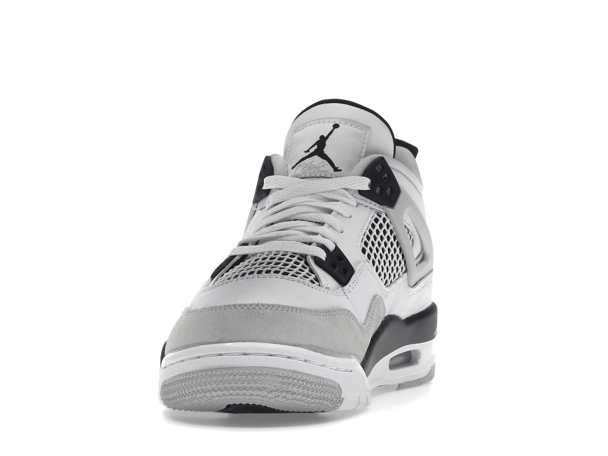 Jordan 4 Retro Military Black GS (Grade School) 408452-111 - Image 4