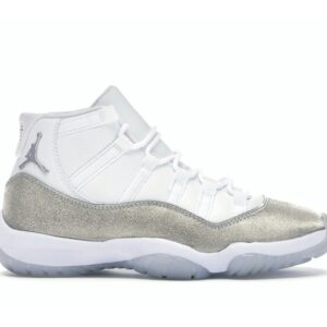 Jordan 11 Retro White Metallic Silver Womens AR0715-100