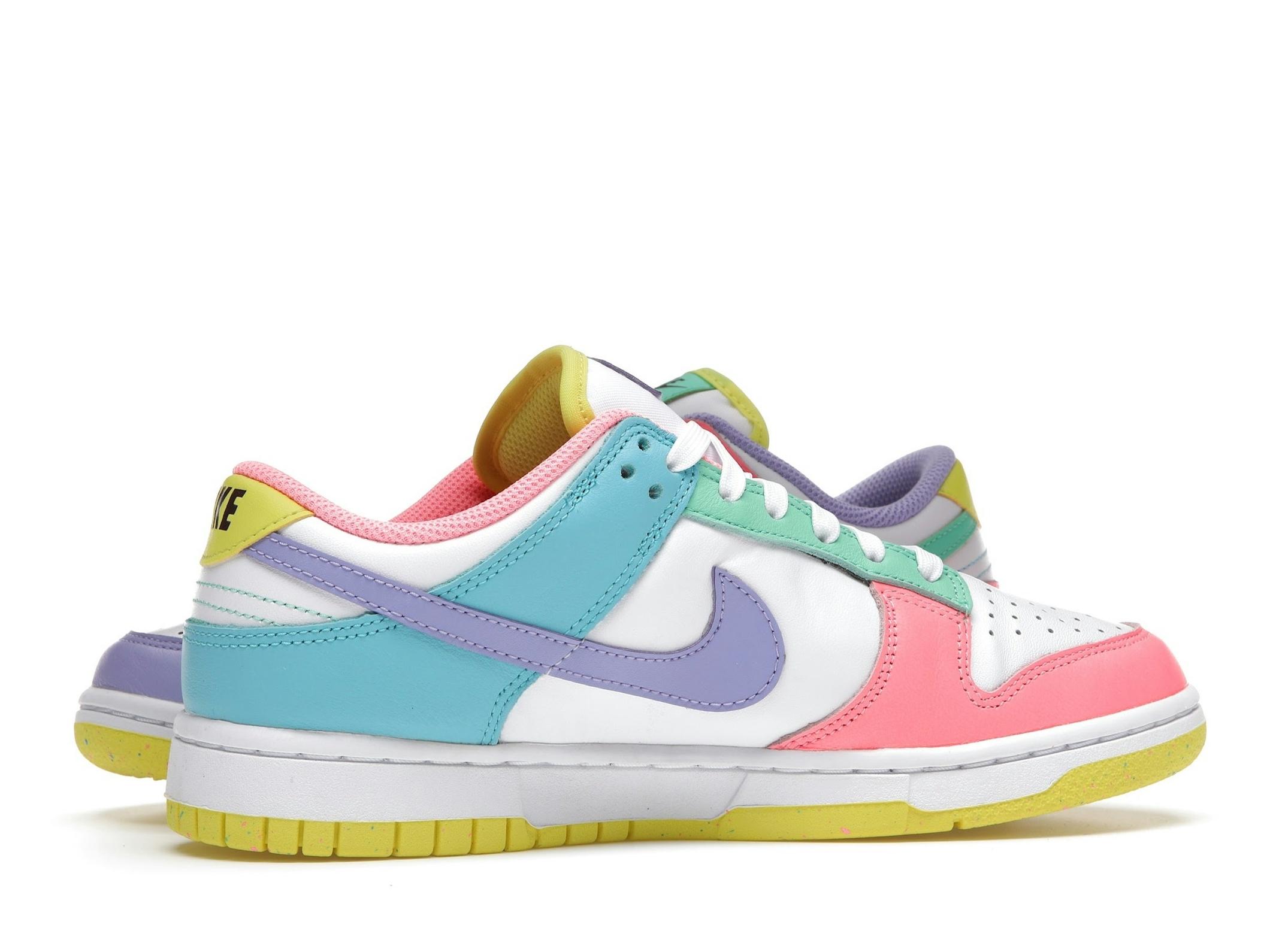 Dunk Low SE Easter Candy Women’s Sneakers DD1872-100 - Image 5