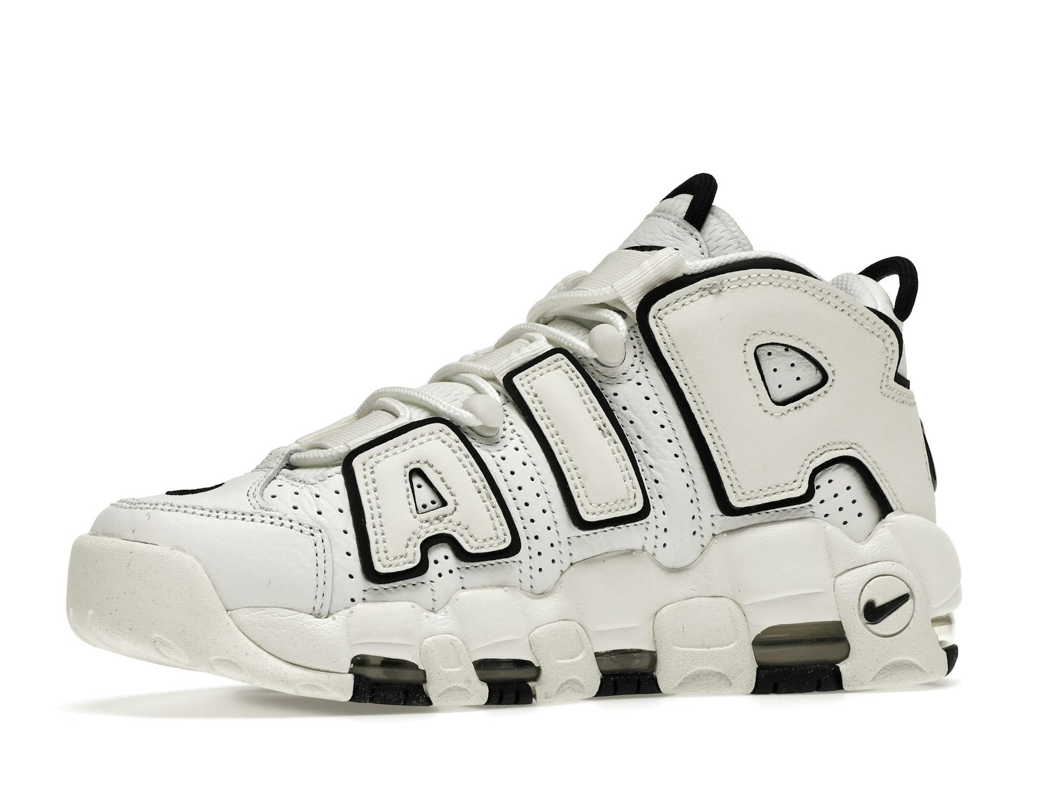 Air More Uptempo Summit White Black Sail Women’s Sneaker DO6718-100 - Image 5