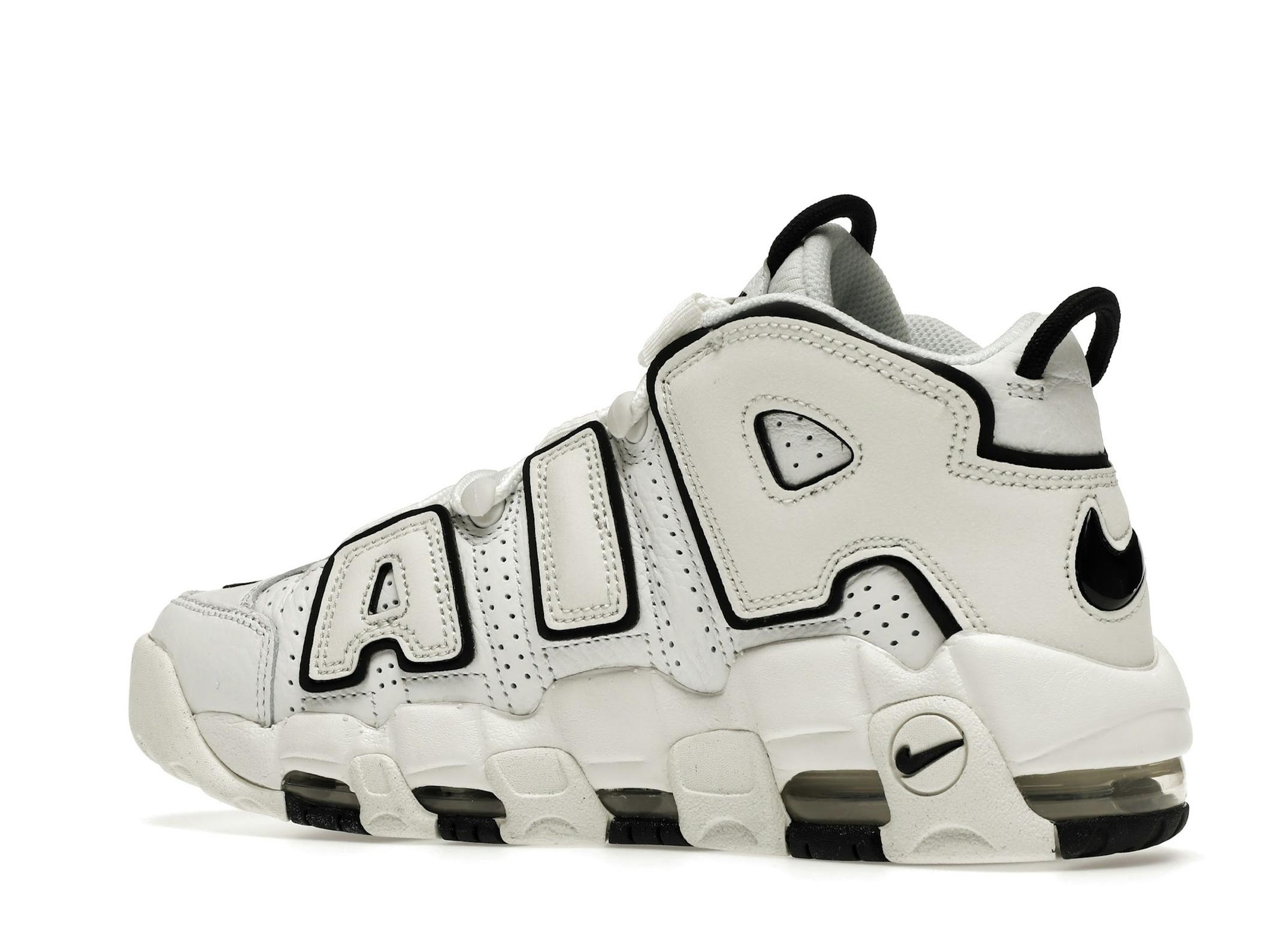 Air More Uptempo Summit White Black Sail Women’s Sneaker DO6718-100 - Image 6