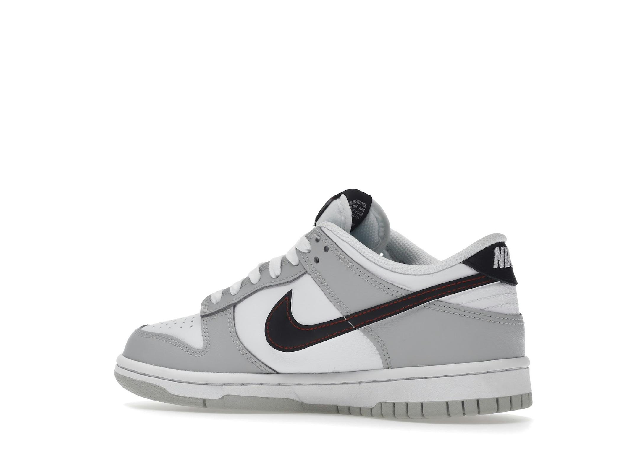 Dunk Low SE Jackpot GS Grey Crimson DQ0380-001 Sneakers - Image 6