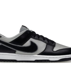Dunk Low Chenille Swoosh Black Grey DQ7683-001