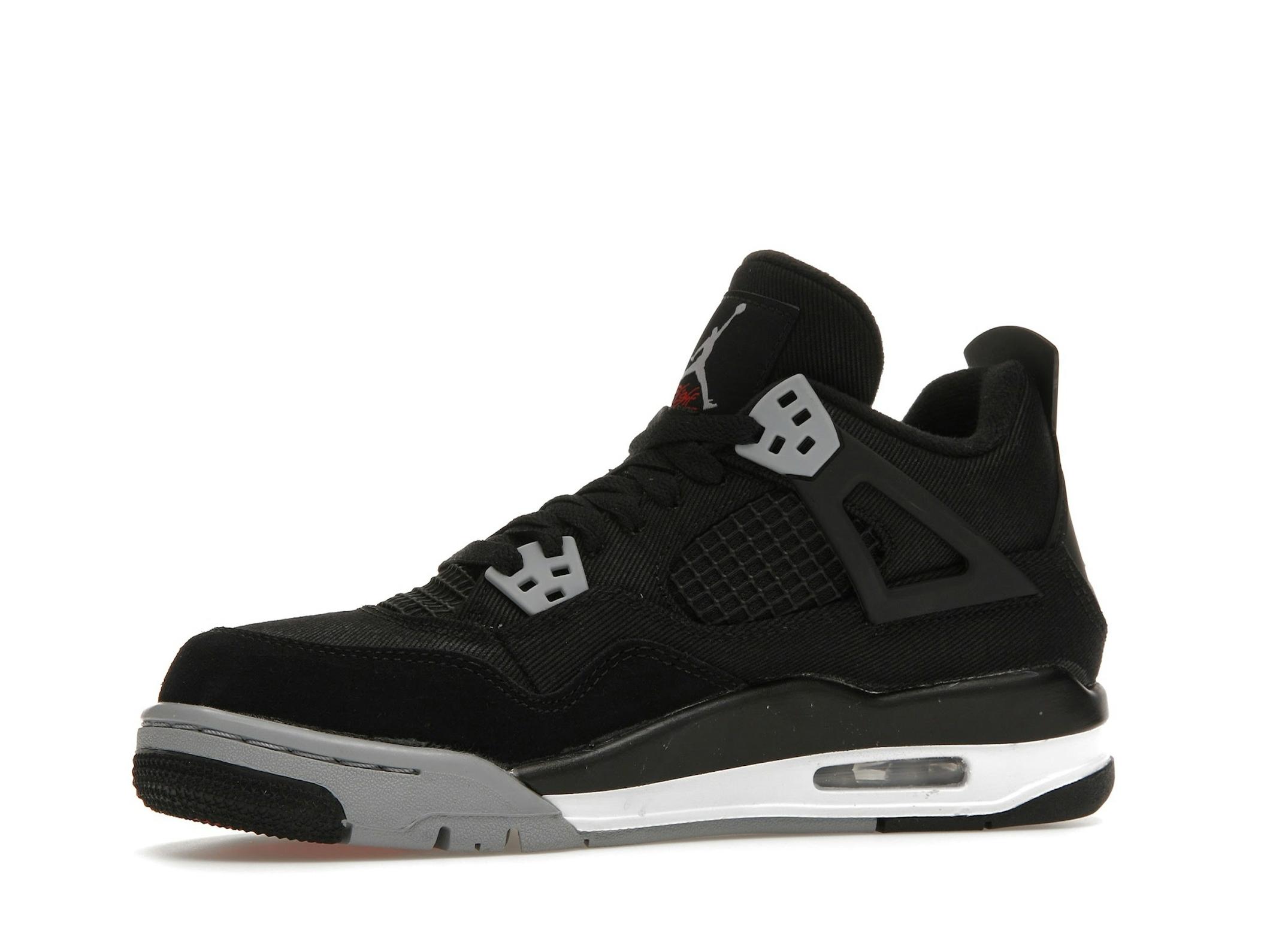Jordan 4 Retro Black Canvas GS DV0553-006 - Image 5