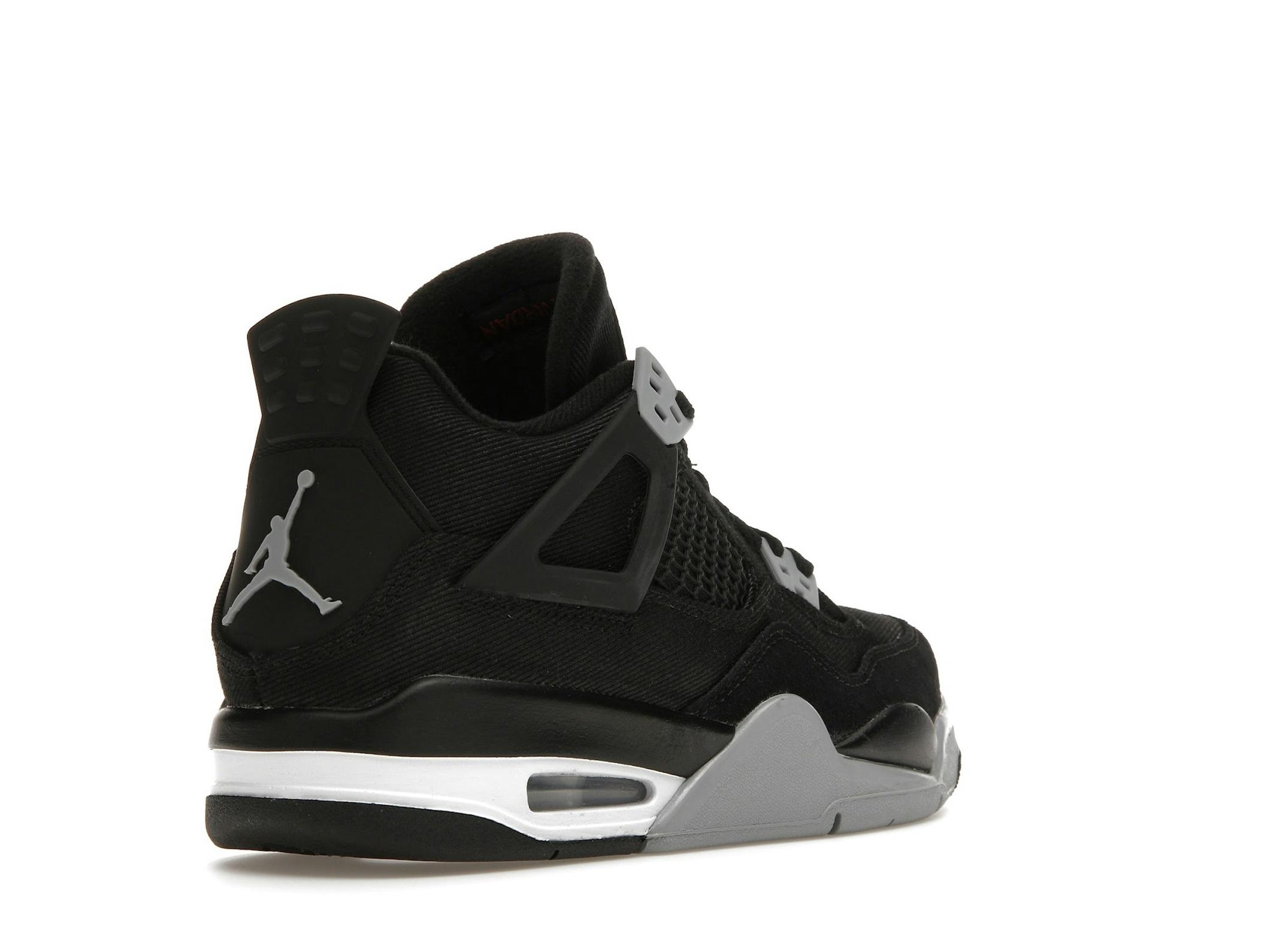 Jordan 4 Retro Black Canvas GS DV0553-006 - Image 8