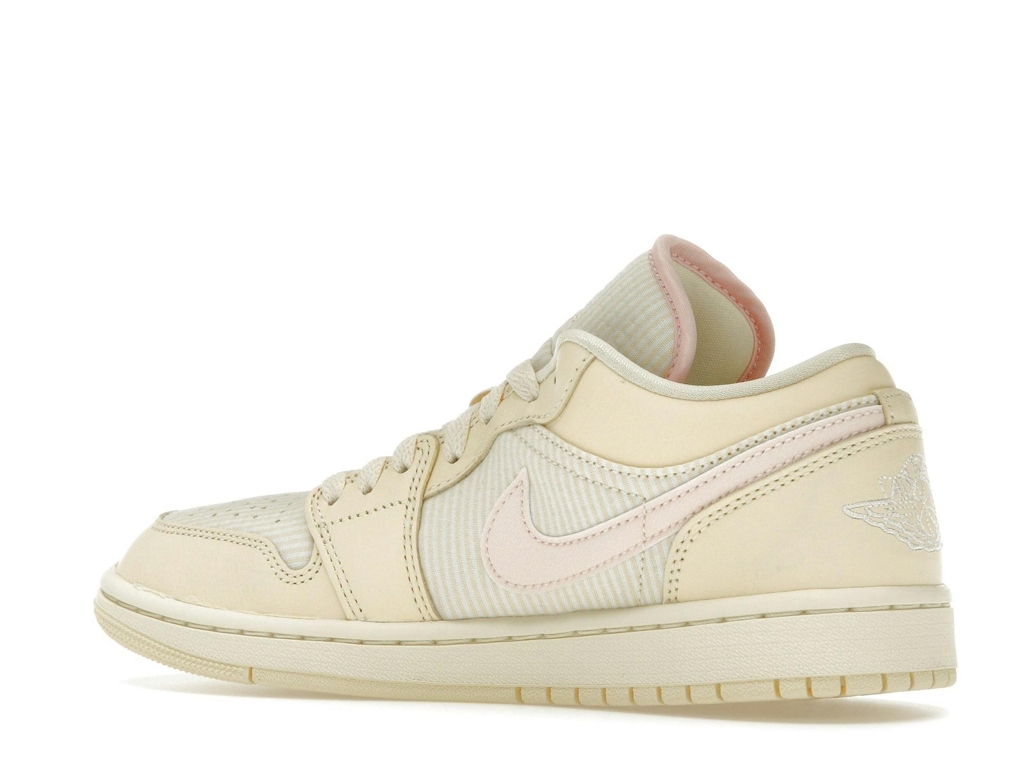 Jordan 1 Low SE Seersucker Women’s FQ1925-100 Sneakers - Image 6