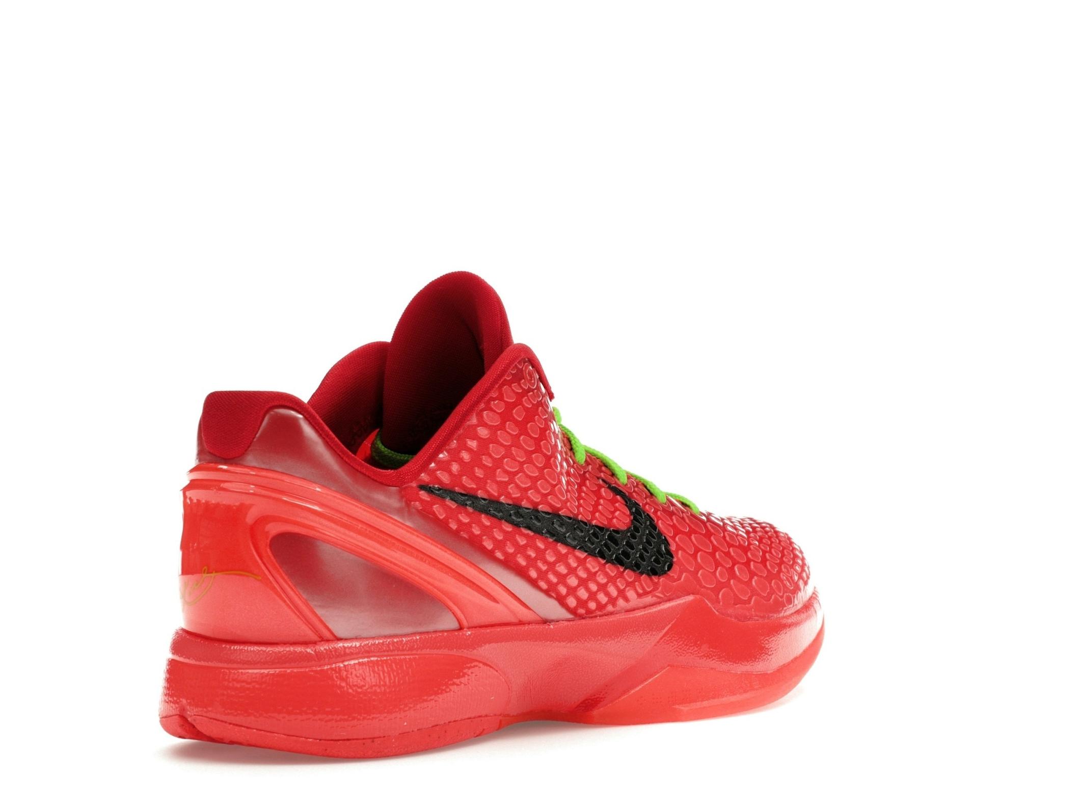 Kobe 6 Protro Reverse Grinch GS Basketball Shoes FV9676-600 - Image 8