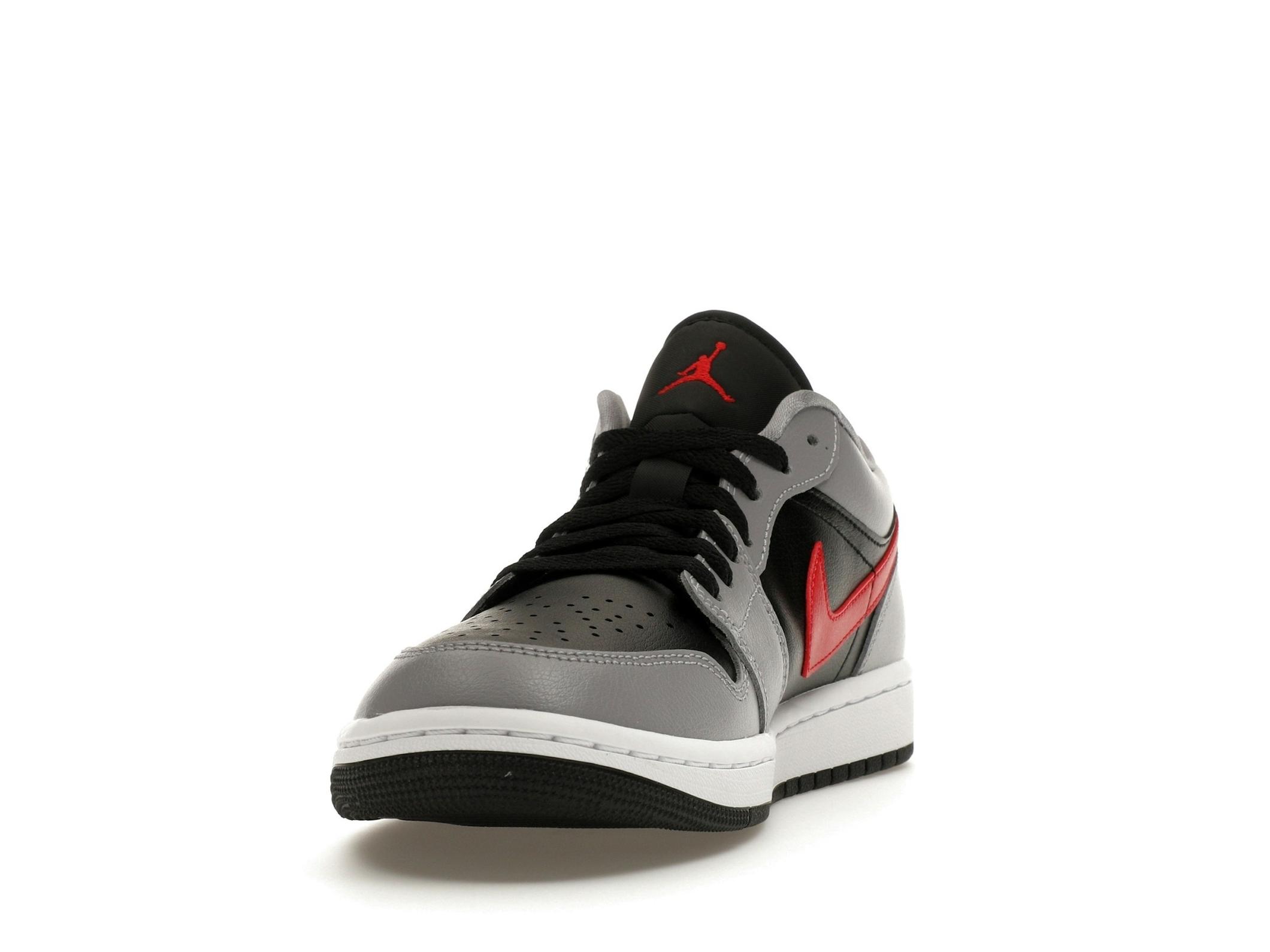 Jordan 1 Low Cement Grey Fire Red Women’s FZ4183-002 - Image 4