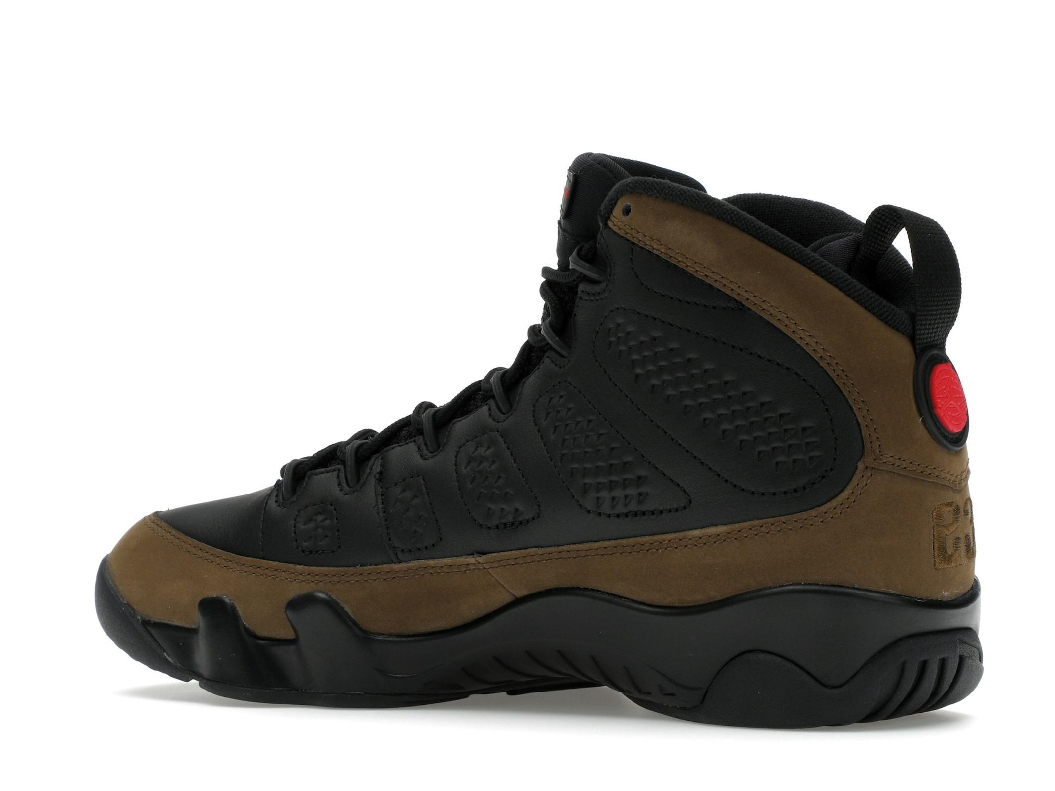 Jordan 9 Retro Olive 2024 Black True Red HV4794-030 Sneakers - Image 6