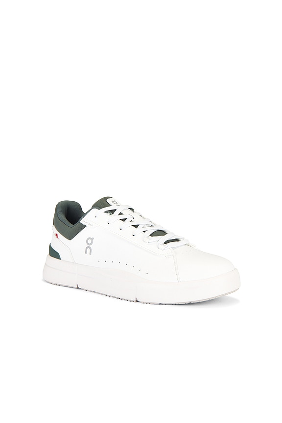 The Roger Advantage Sneakers - White & Olive - Image 4