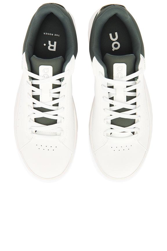 The Roger Advantage Sneakers - White & Olive - Image 6