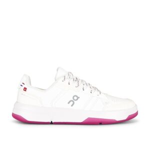 The Roger Clubhouse Sneaker On - White & Grenadine