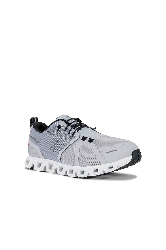 Cloud 5 Waterproof Sneaker - Glacier & White - Image 4