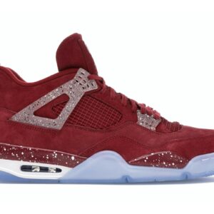 Jordan 4 Retro Oklahoma Sooners PE Red Crush White Sneakers