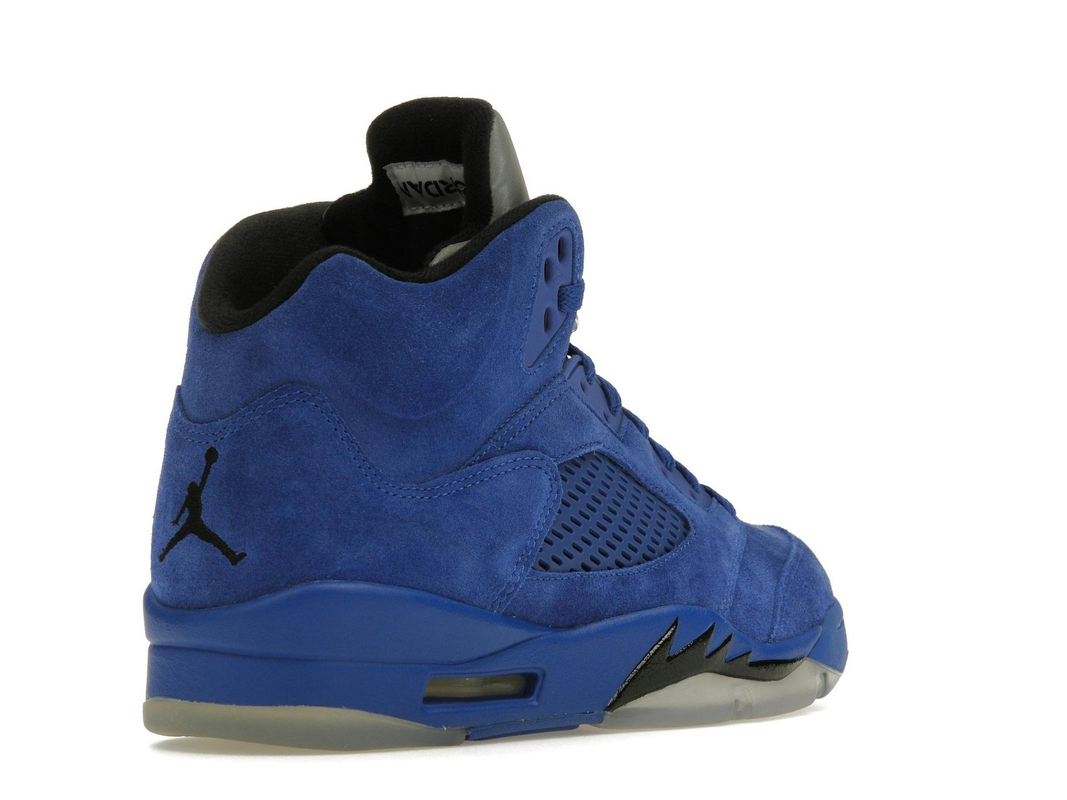 Jordan 5 Retro Blue Suede Game Royal 136027-401 - Image 8
