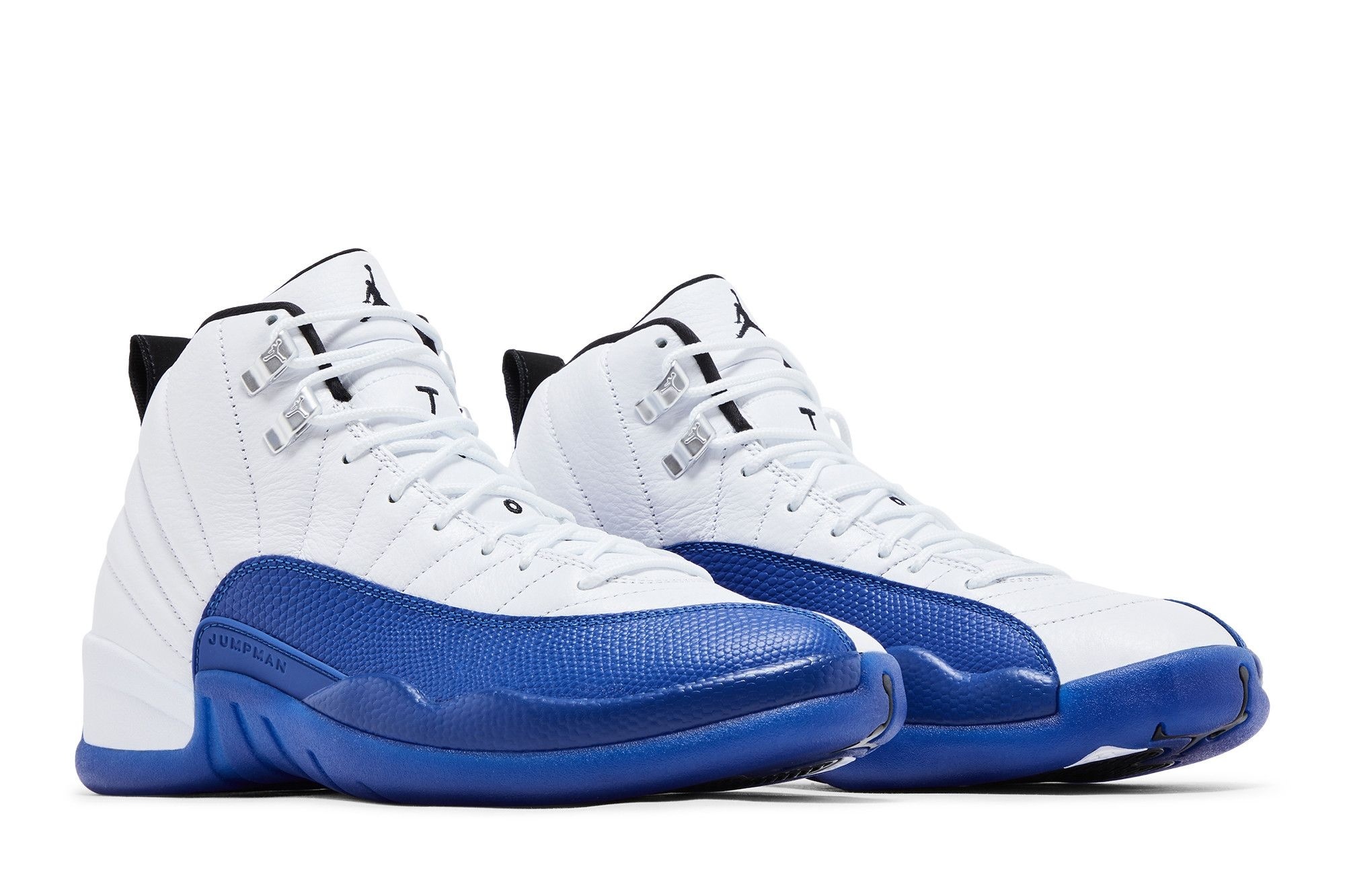 Air Jordan 12 Retro Blueberry Sneakers – CT8013-140 – White/Black-Game Royal - Image 8