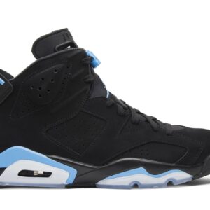 Air Jordan 6 Retro UNC Sneakers – Men’s – Black/University Blue – 384664-006