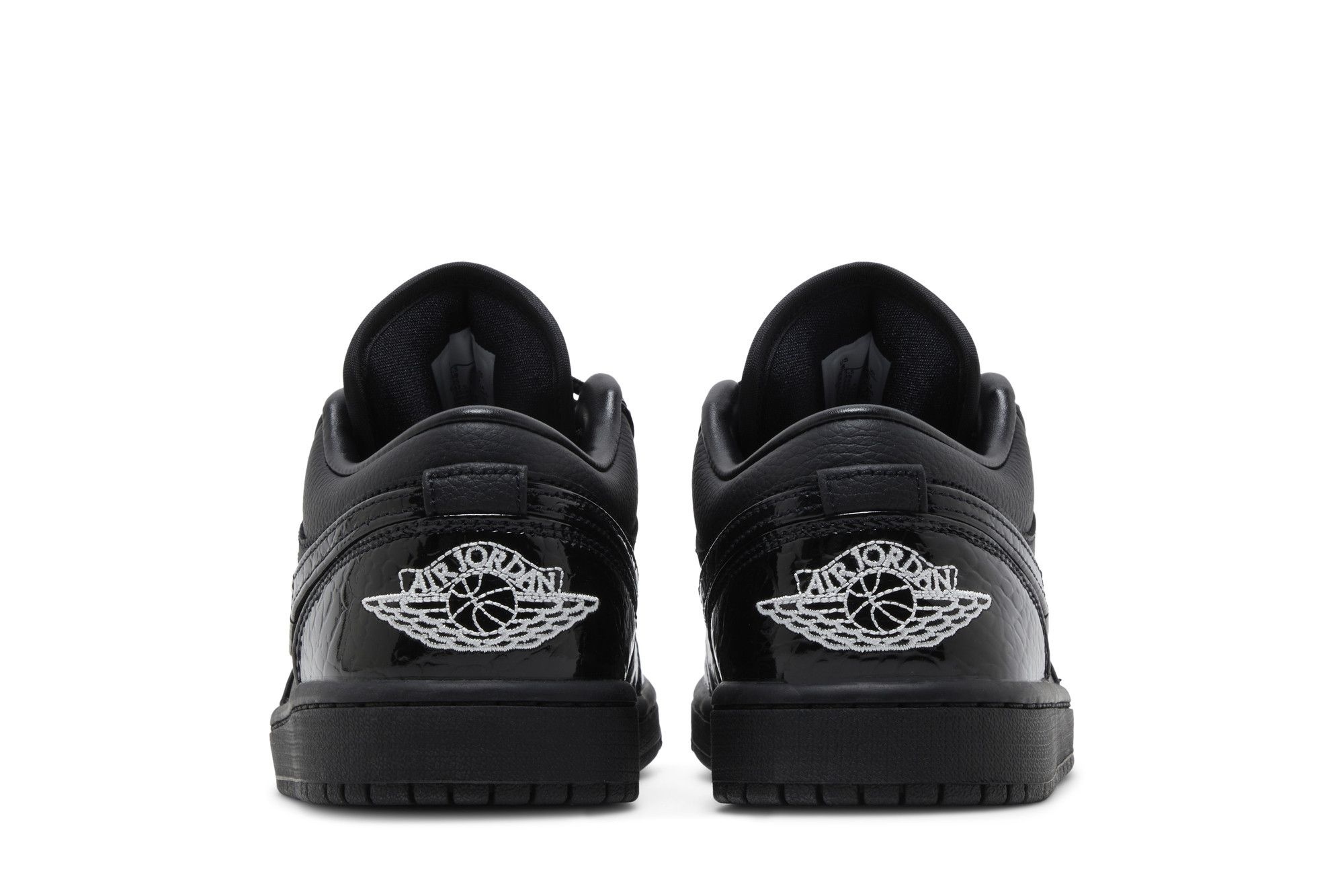 Jordan 1 Low SE Women’s Patent Elephant Black Sneakers – HJ7743-010 - Image 6