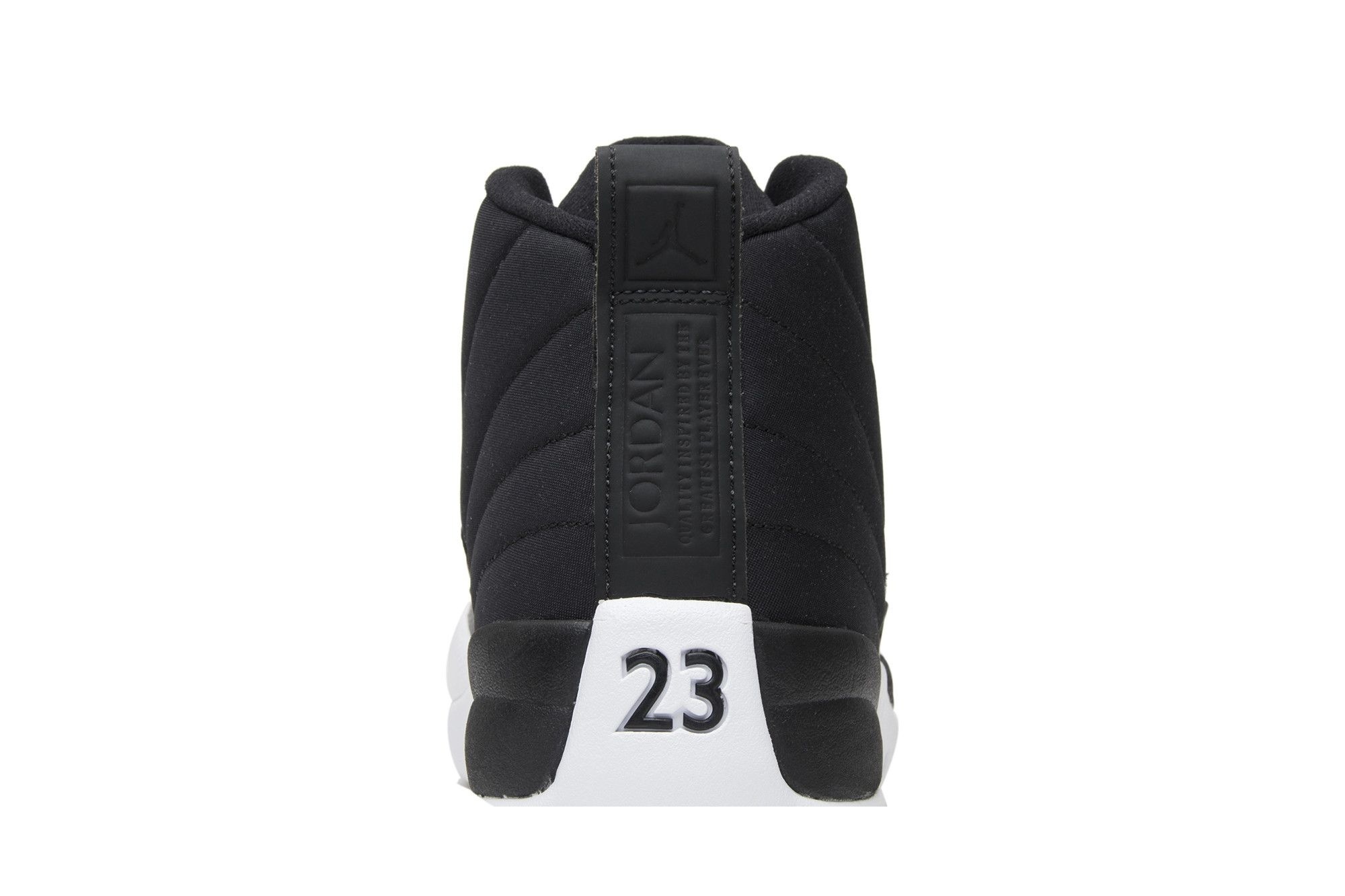 Jordan 12 Retro Nylon Sneakers – Black/Gym Red-White – 130690-004 - Image 7