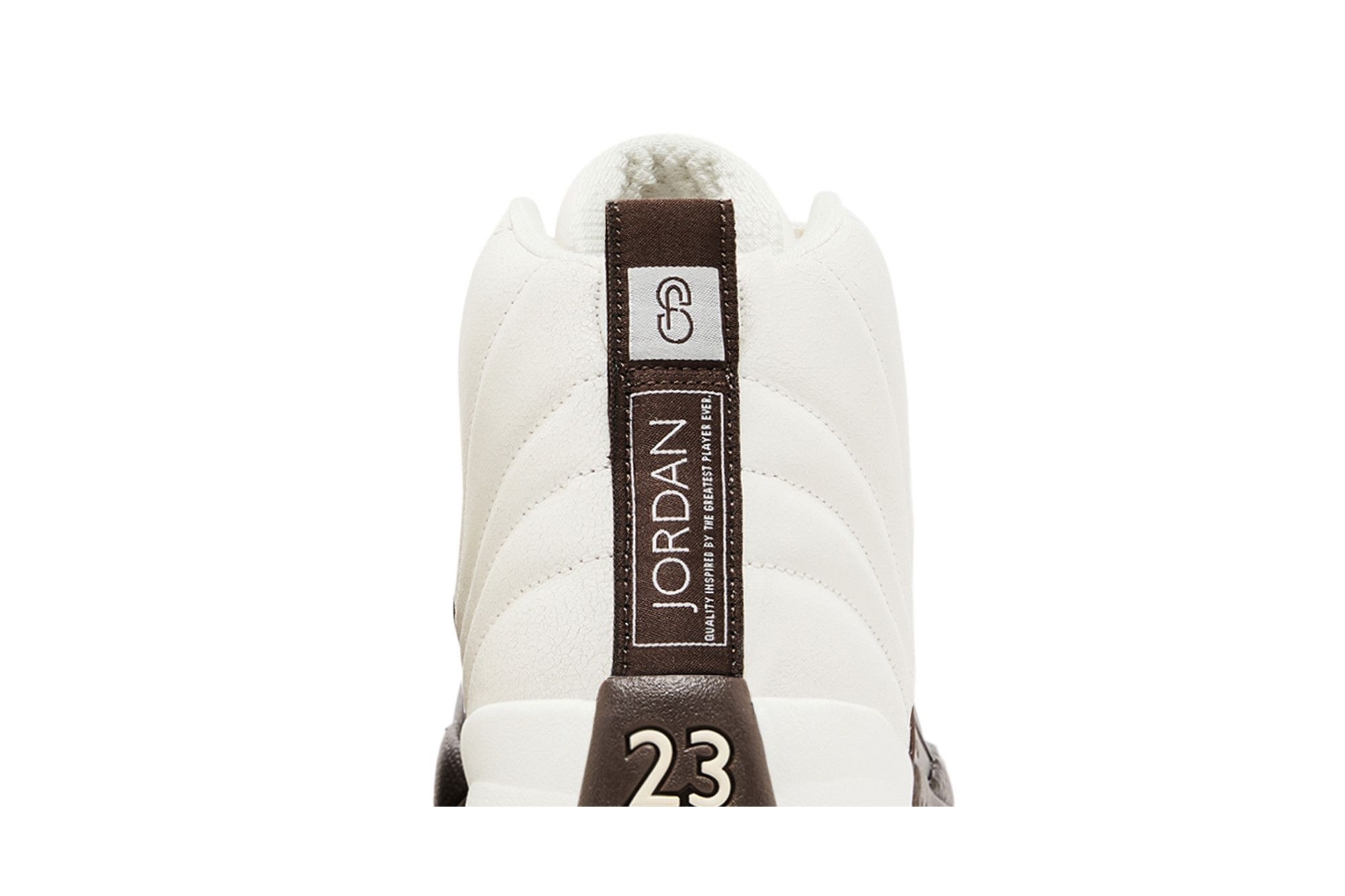 Jordan 12 Retro SP SoleFly Cafecito Sneakers – White/Baroque Brown/Sail – FZ5026-100 - Image 7