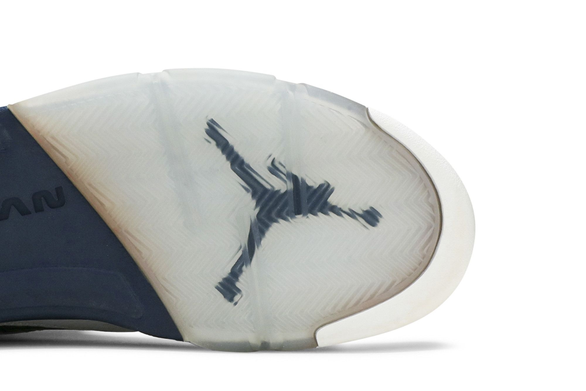 Jordan 5 Retro Low Dunk From Above Sneakers – White/Metallic Gold Star-Midnight Navy – 819171-135 - Image 5