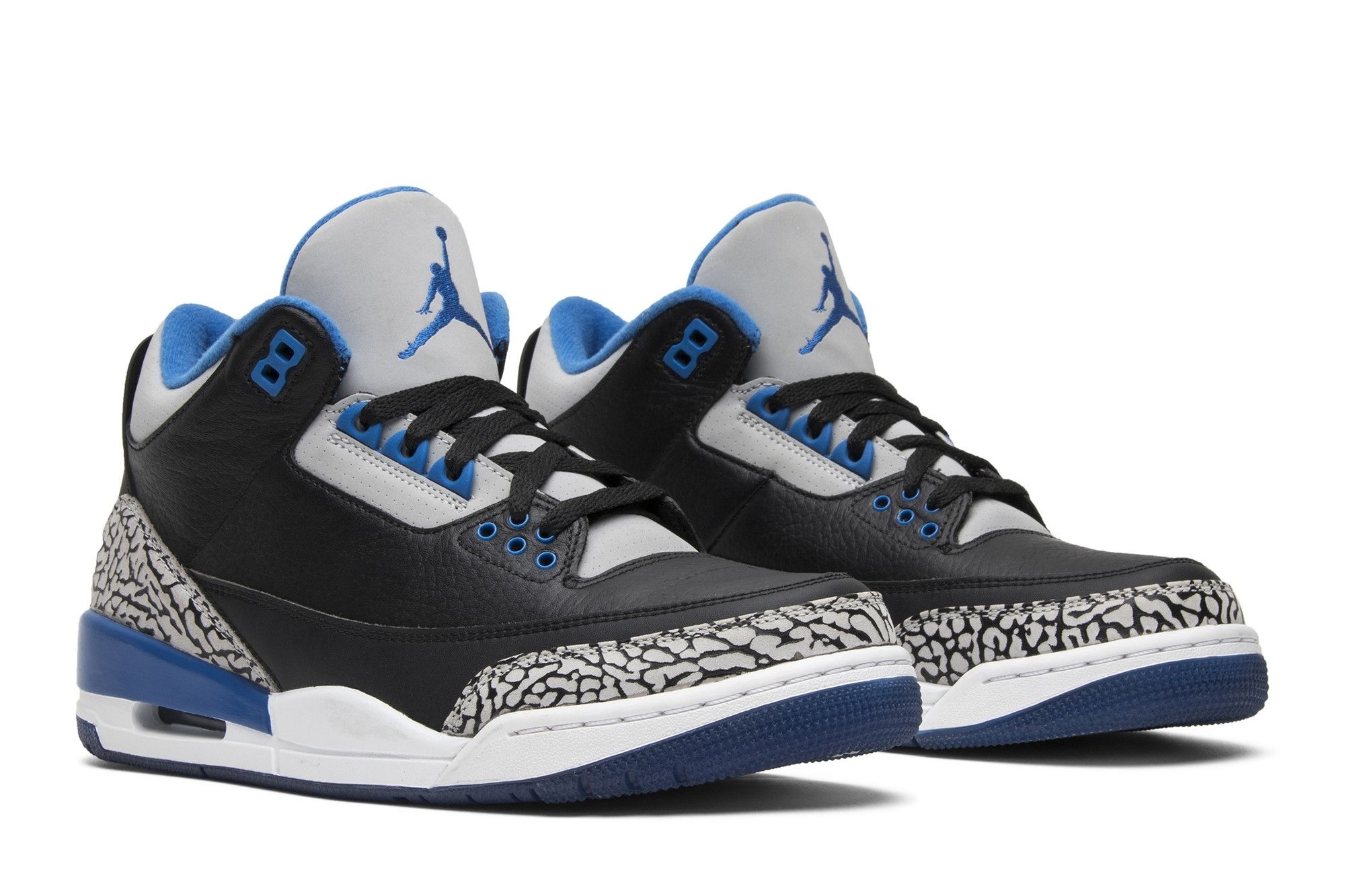Jordan Air Jordan 3 Retro Sport Blue Sneakers – 136064-007 - Image 8