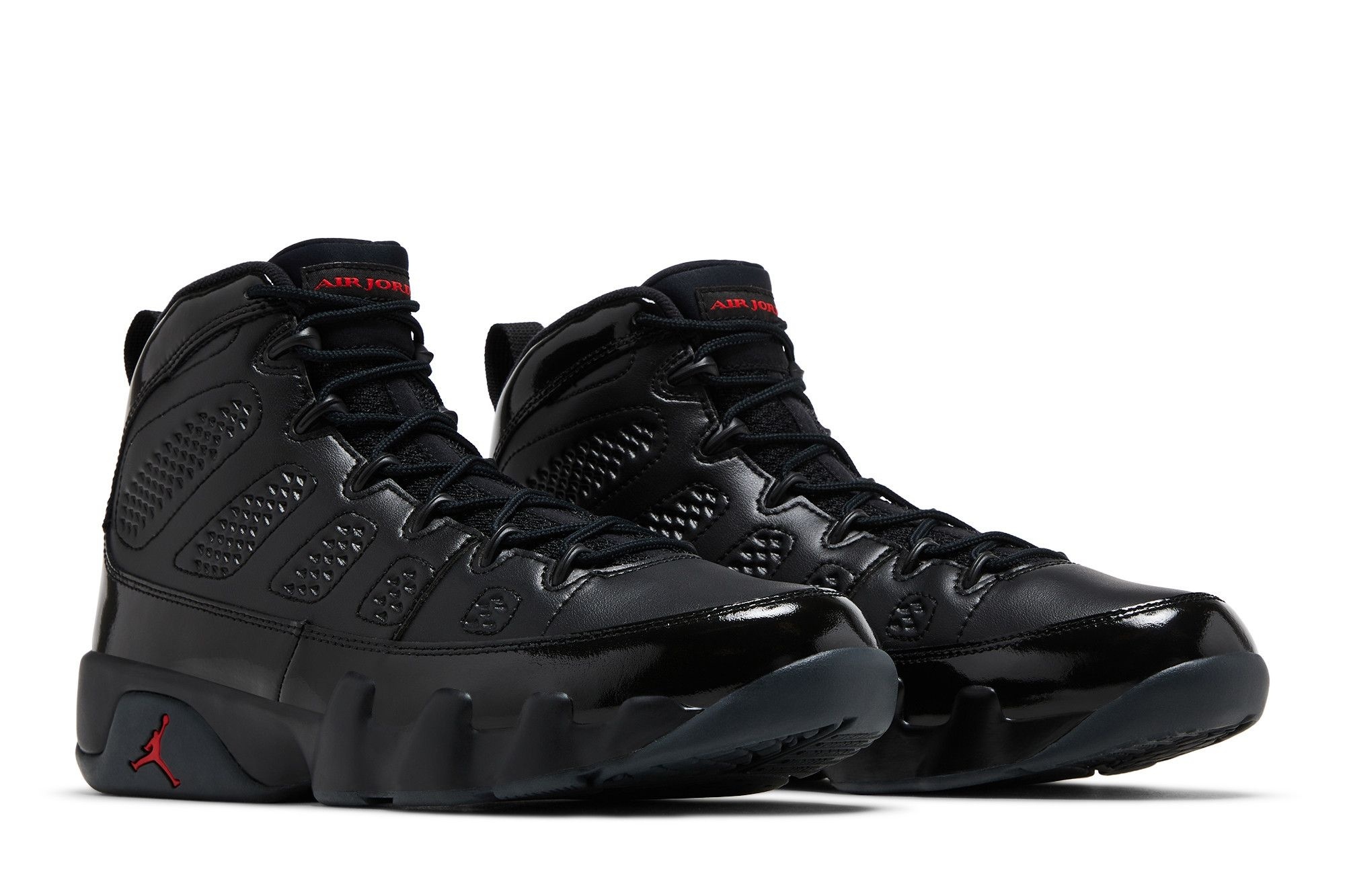 Air Jordan 9 Retro Bred Patent Sneakers – 302370-014 - Image 8