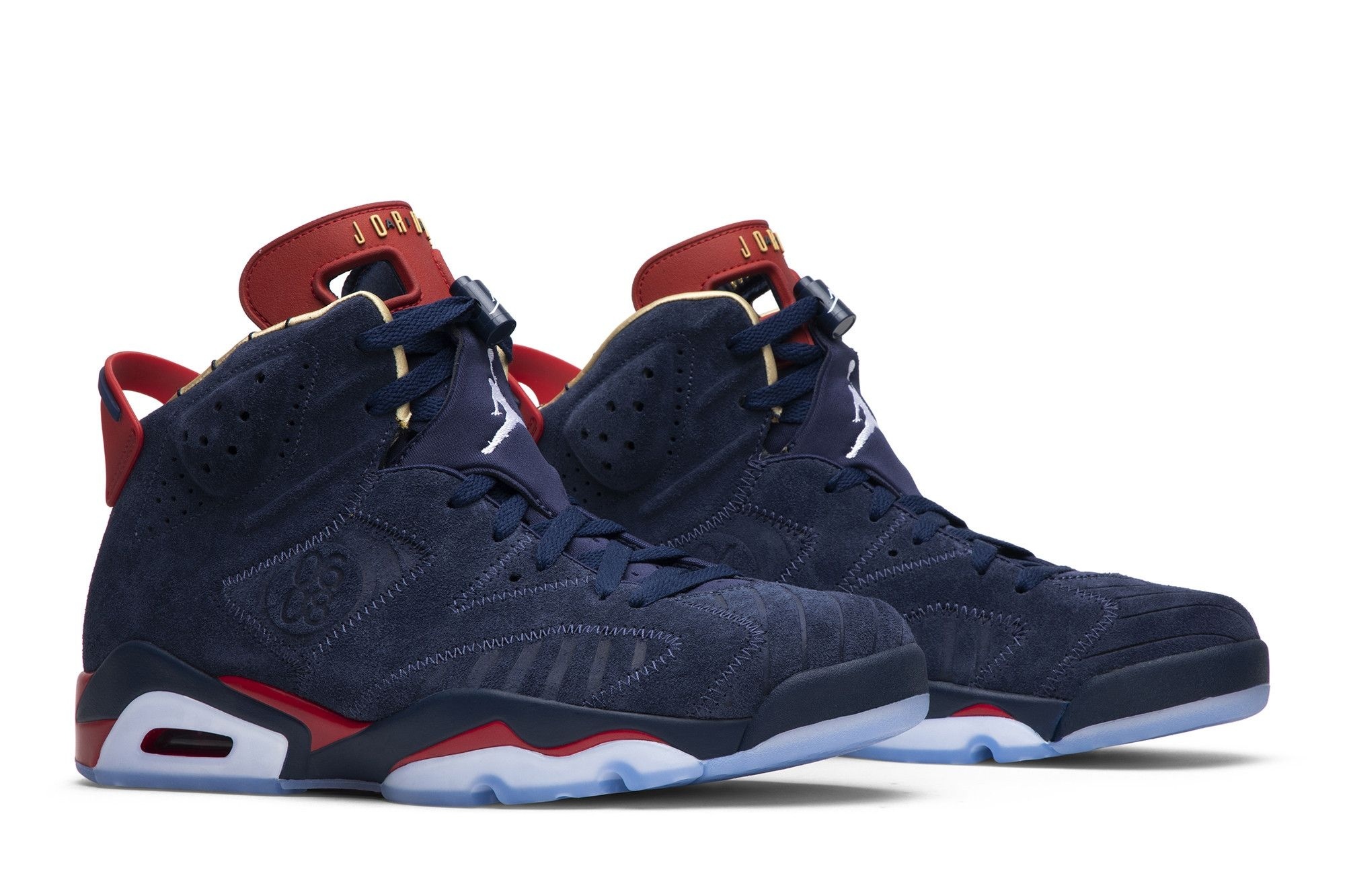 Jordan 6 Retro Doernbecher 15th Anniversary – CI6293-416 – Midnight Navy/White/Varsity Red/Metallic Gold - Image 8