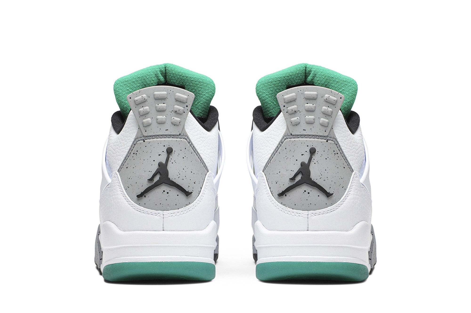 Jordan Women’s Air Jordan 4 Retro Lucid Green Rasta Sneakers – AQ9129-100 - Image 6