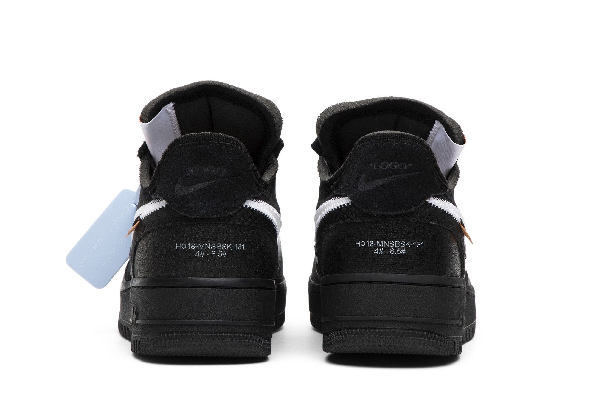 Air Force 1 Low Off-White Black White Sneakers – AO4606-001 - Image 6